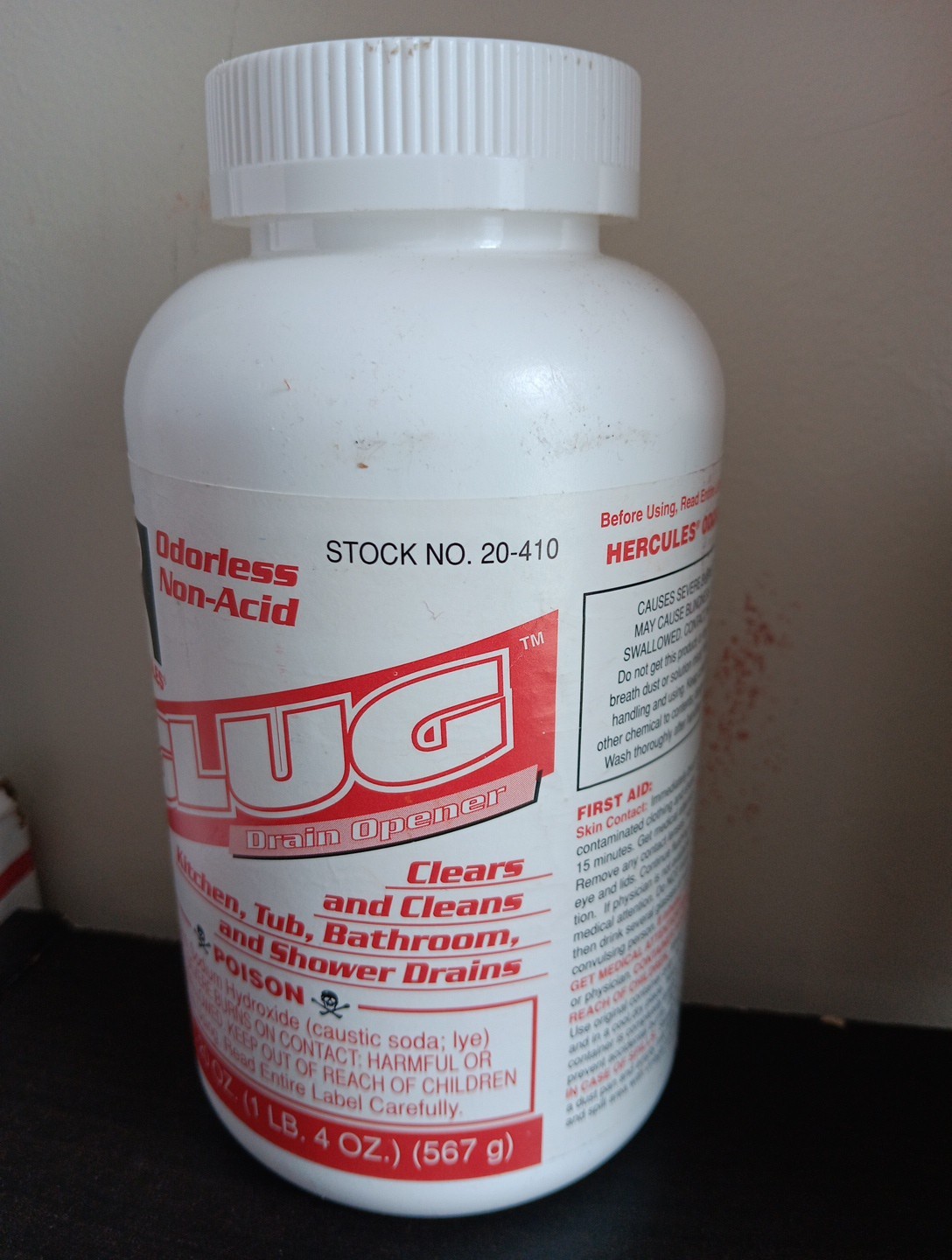 Oatey Hercules Glug Crystals Drain Opener – 20oz + bonus