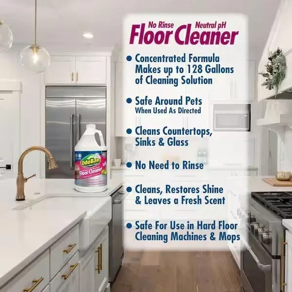 OdoBan No Rinse Neutral pH Floor Cleaner Concentrate 1 Gallon