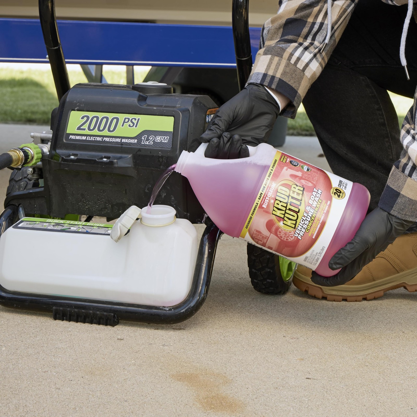 Vehicle & Boat Pressure Washer Concentrate & Manual Use Cleaner | Powerful Fo…
