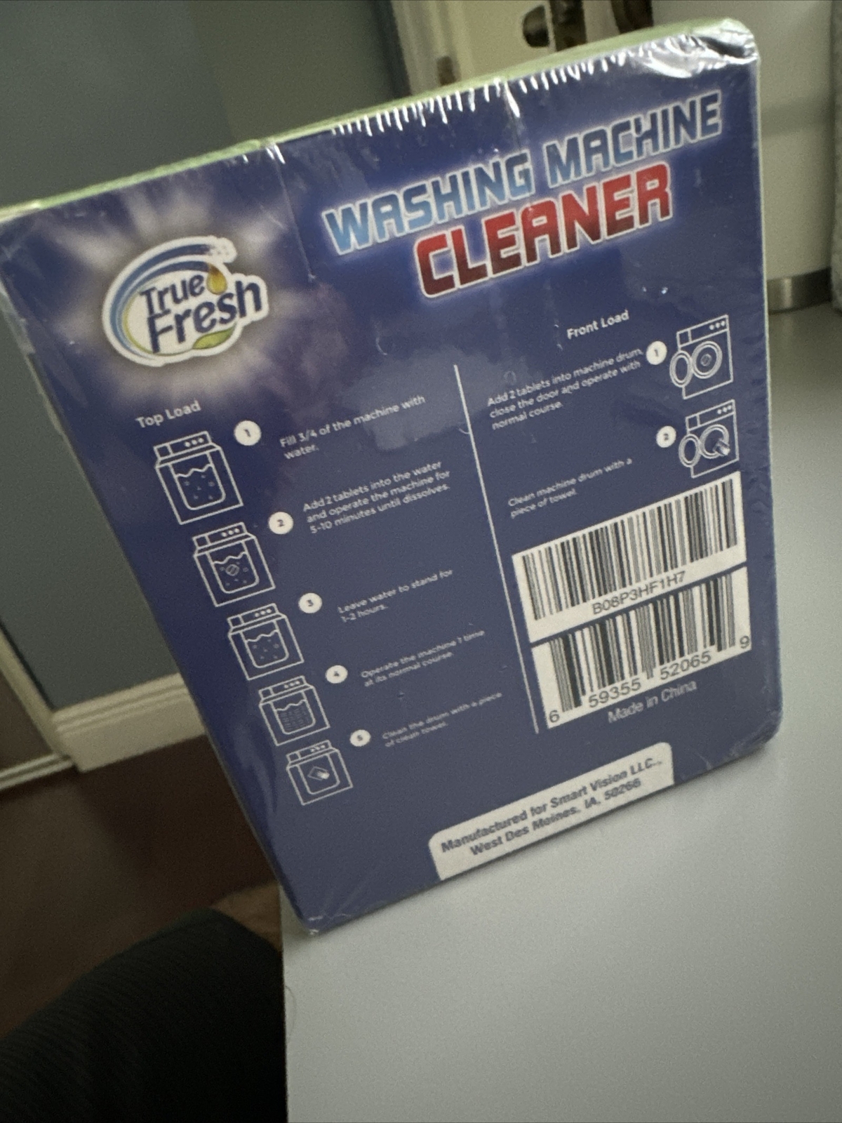 True Fresh Washing Machine Cleaner Tablets 25-Pack – Deep Cleaning Washer cleane