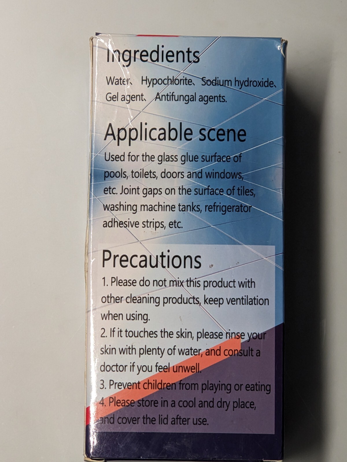 Yondarli Mold and Mildew Stain Cleaner Concentrated Gel 5 fl oz