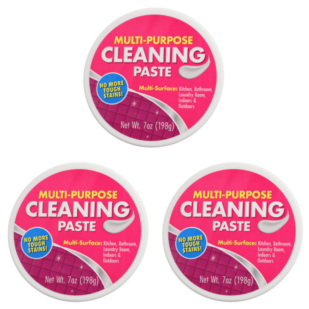 Multi-Purpose Cleaning Paste 7 Oz ( 3 Count ) Kitchen, Bathroom, Laundry Room