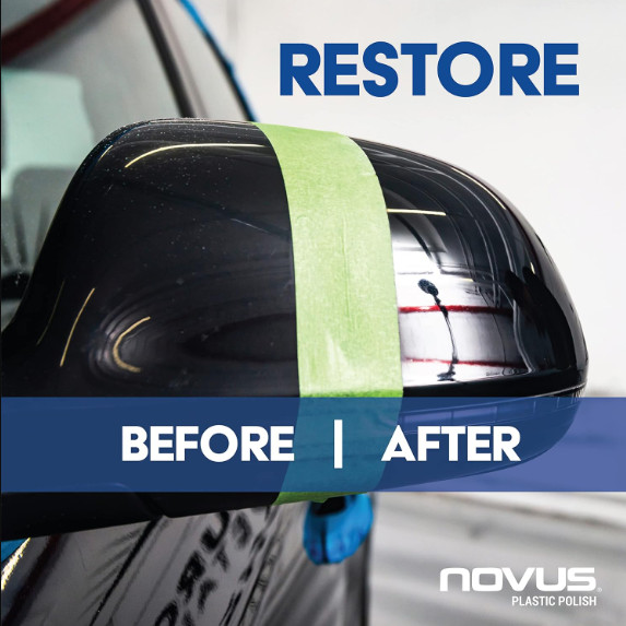 NOVUS 7020 Plastic Clean & Shine #1 Acrylic Cleaner Protectant 8 oz Bottle