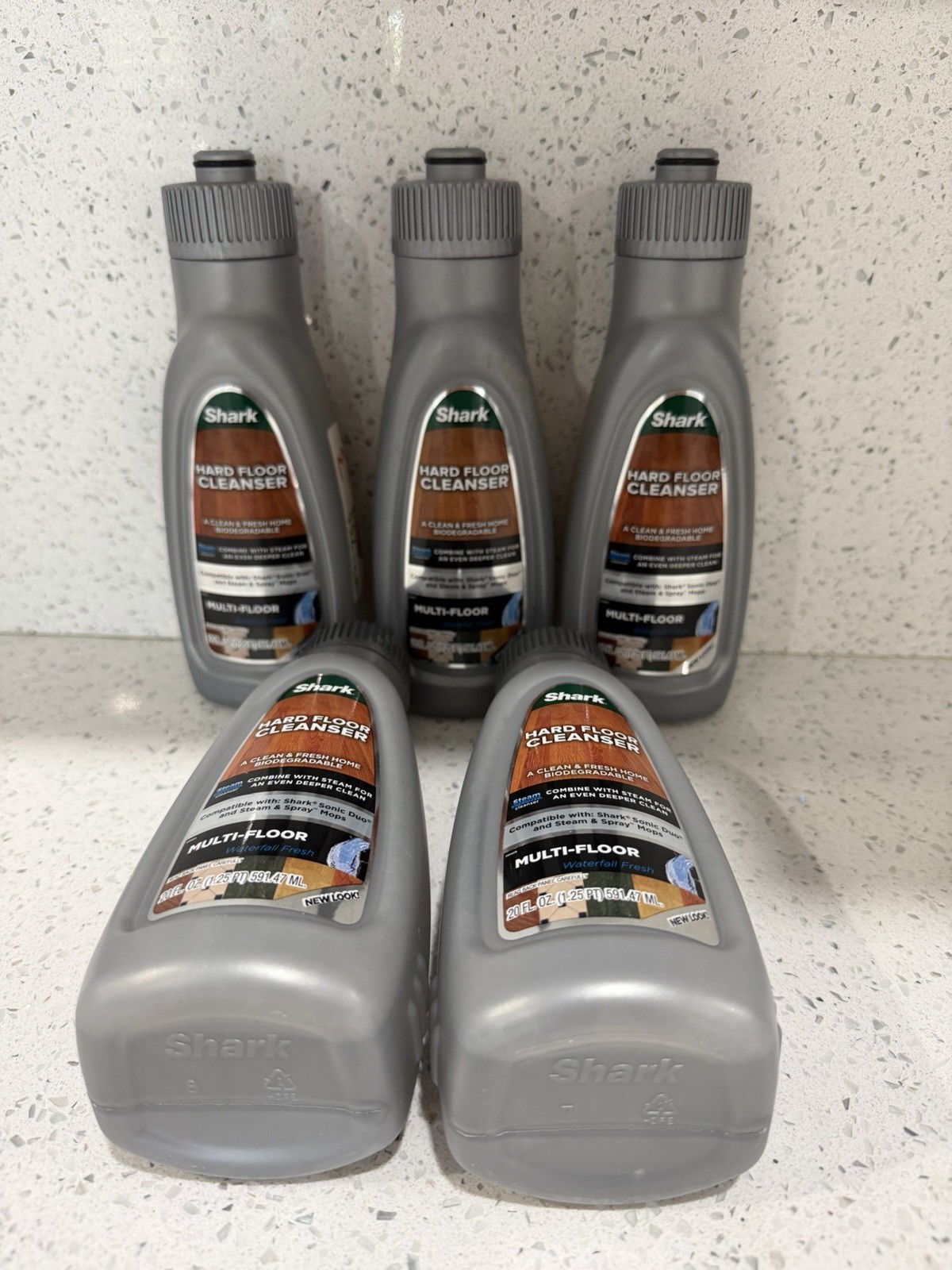 Shark Hard Floor Cleanser Multi-Floor 20 oz Waterfall Fresh Biodegradable New