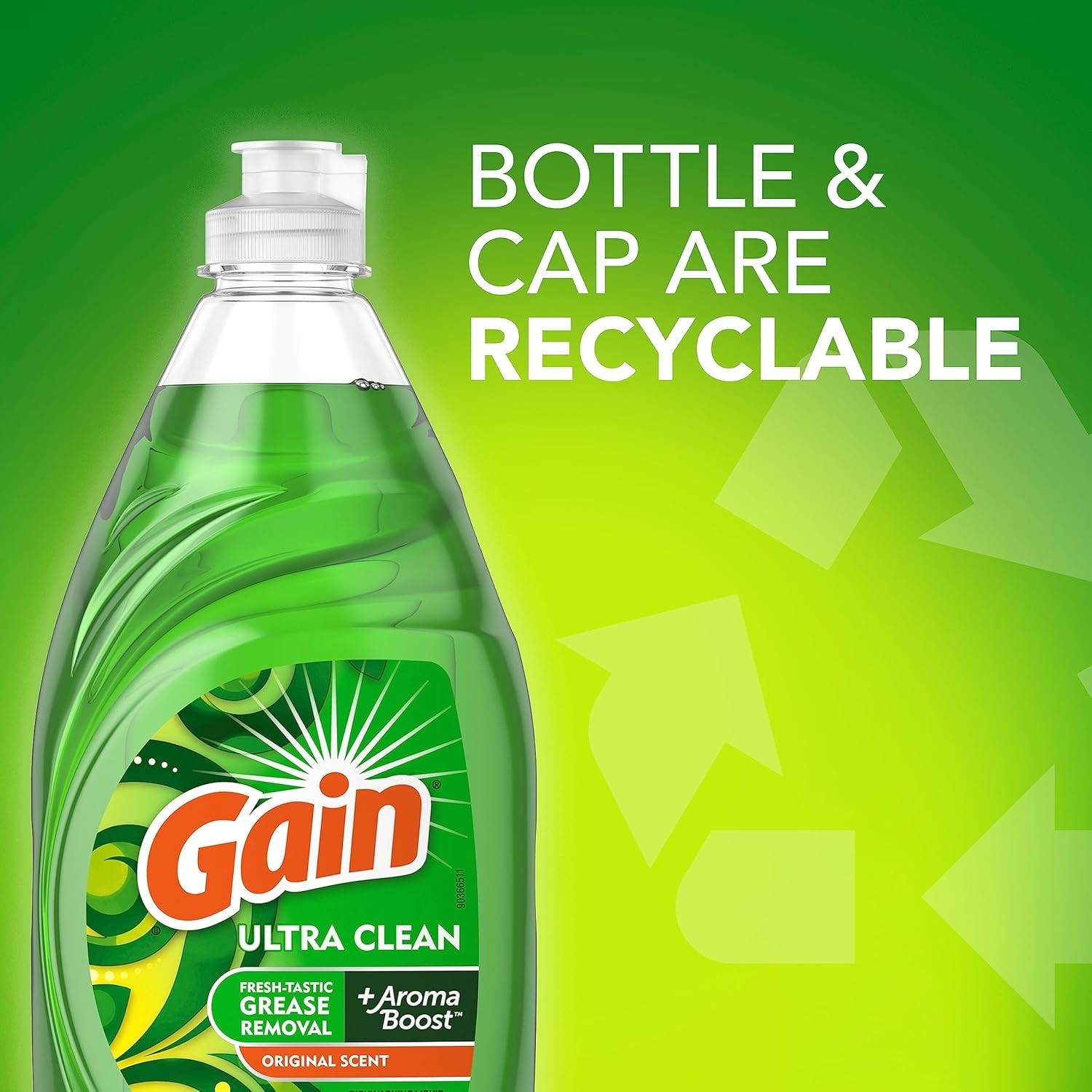 “Gain Ultra Liquid Dish Soap, Original Scent, 38 oz. (74346)