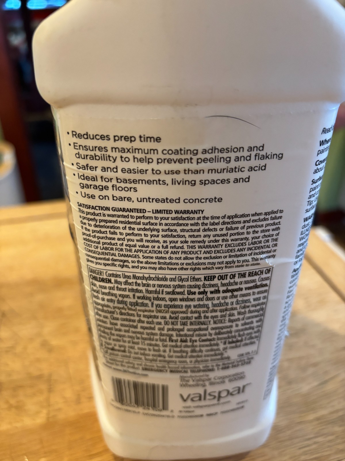 Valspar Fast Prep Indoor/Outdoor Surface Cleaner Solution – Lot 2 – 1 Gallon Ea.