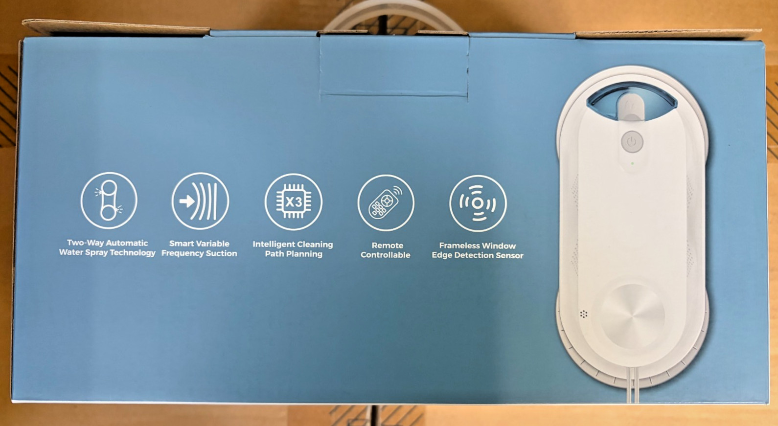 X3 Window Cleaning Robot Dual Spray 3200Pa Auto Glass Cleaner Remote