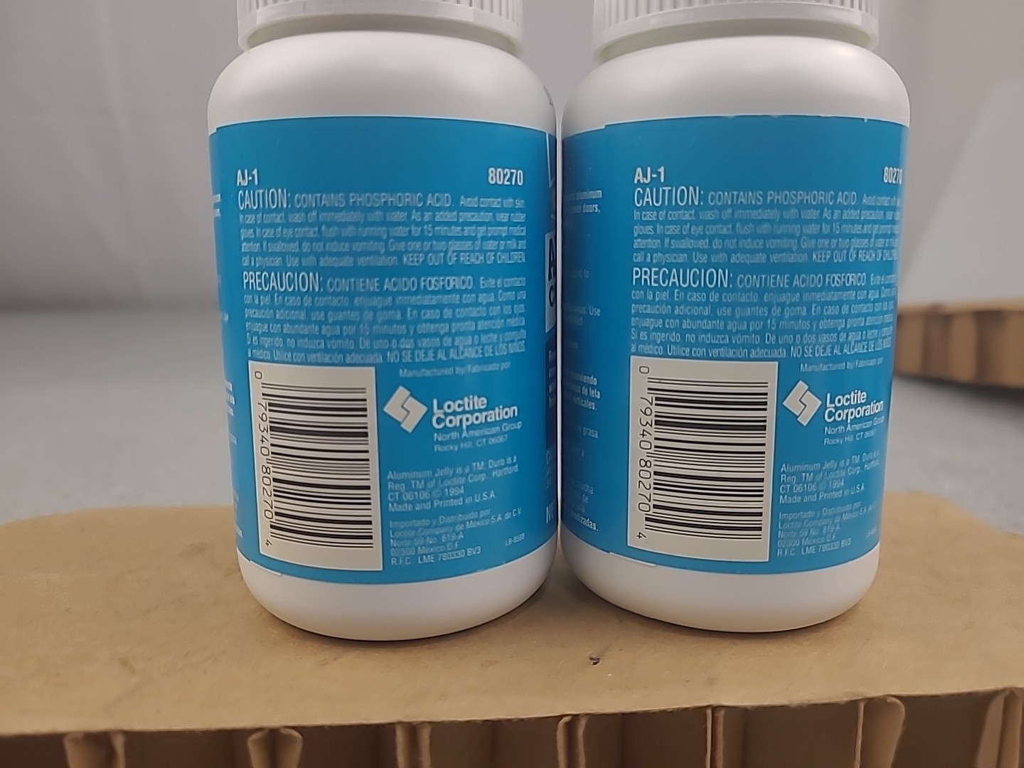 2x Duro by Loctite Aluminum Jelly Cleaner & Brightner 8 Fl Oz