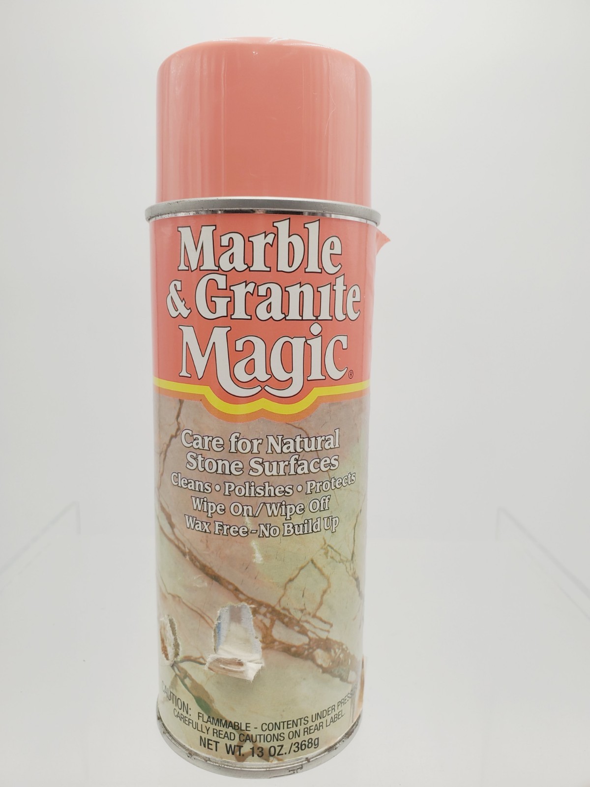 Marble & Granite Magic Cleaner Polish Wax Free 13 Oz Discontinued 60% Full
