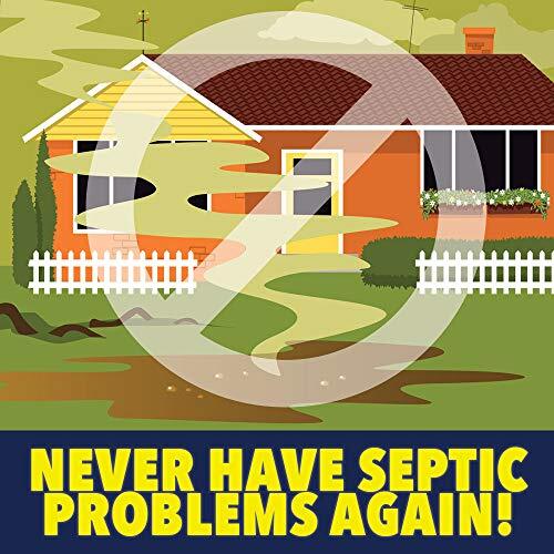 Septic Tank Treatment Packets,1-Year Supply of Easy-Flush Bacteria&Enzyme Packet