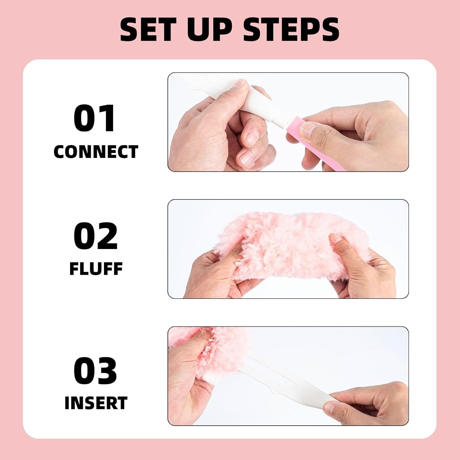 30 Pack Duster Refills with Handle Compatible with Swiffer Dusting Cleaner