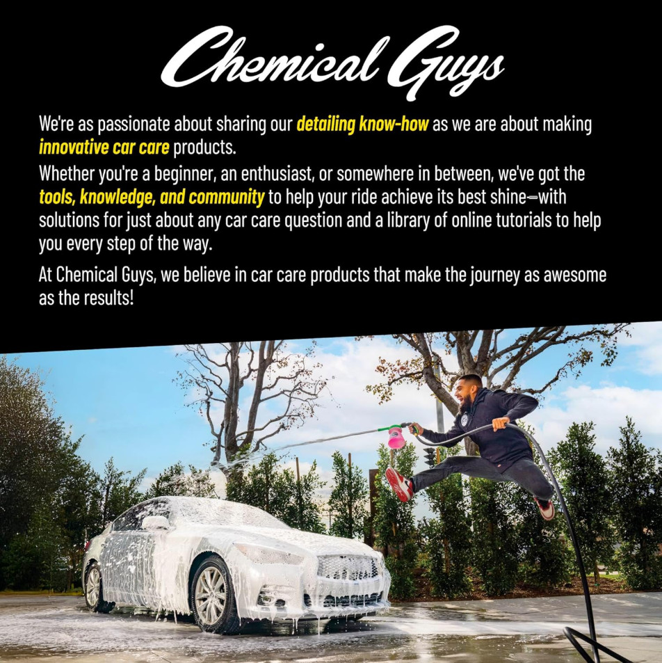 Chemical Guys Wheelie All Exterior Surface and Wheel Brush, Wheel Cleaner Brush