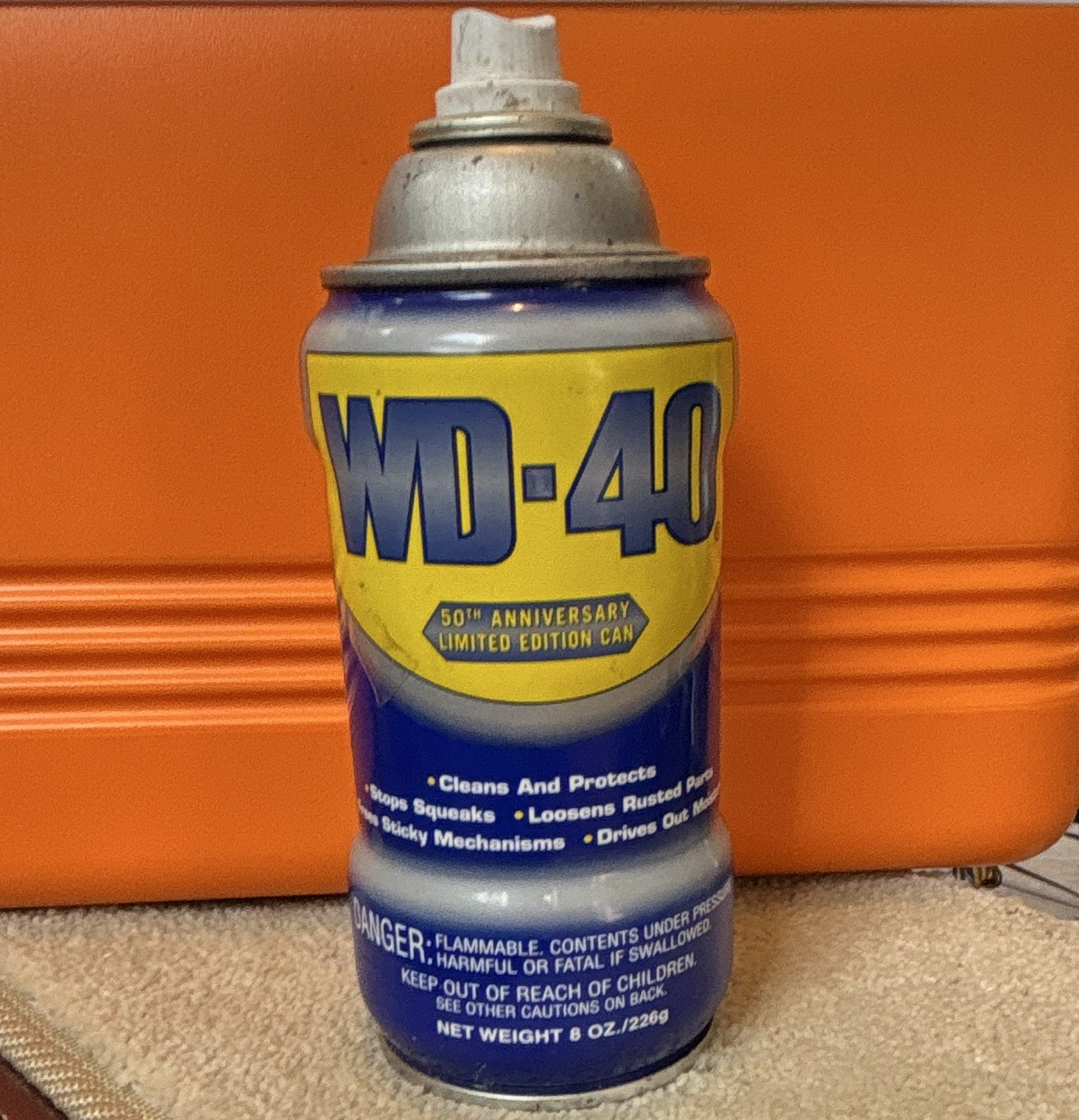 WD-40 50th Anniversary Limited Edition All-Purpose Aerosol 8 oz Fresh Scent