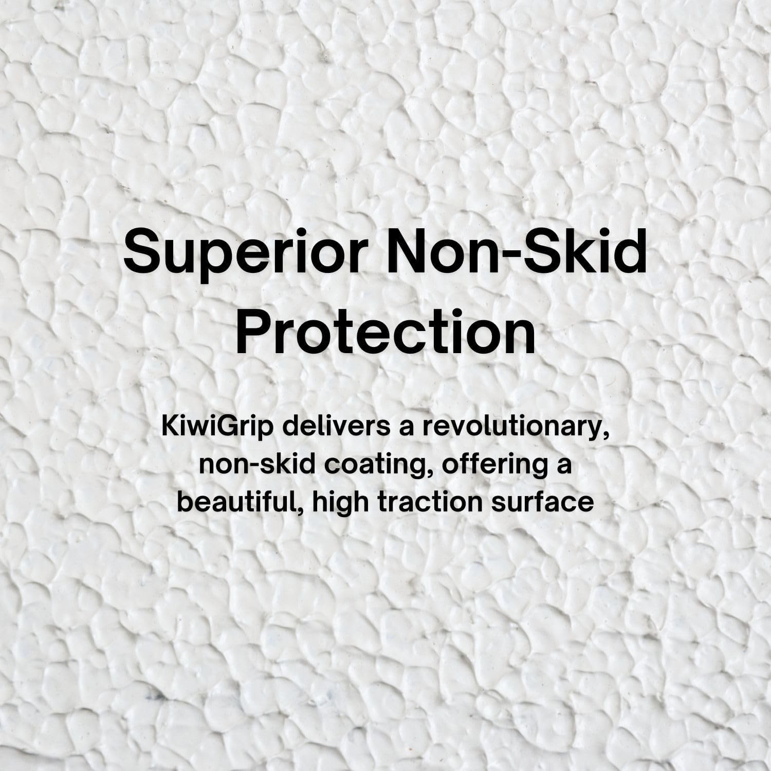 KiwiGrip Non-Skid Coating for Boats, Decks, Ramps or Steps – White, 1 Liter – Wa
