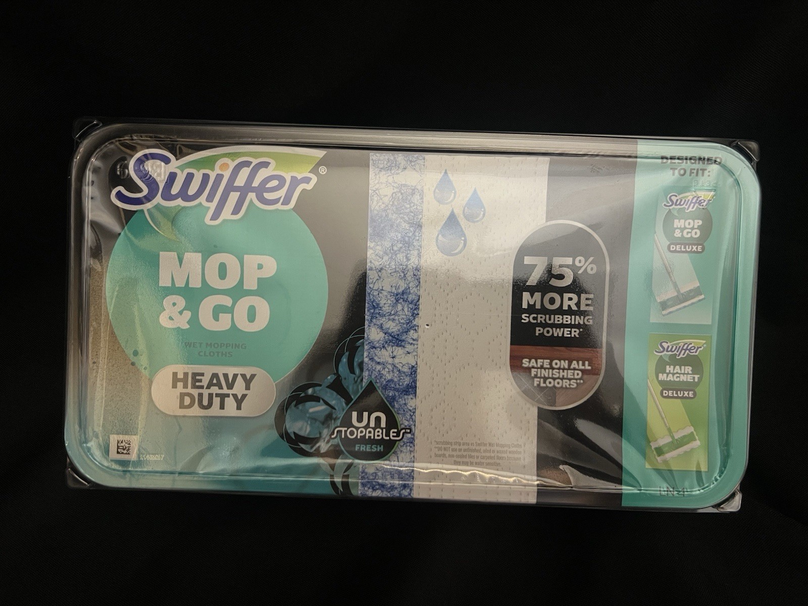 Swiffer Heavy Duty Wet Mop Refill Pads 20 Count Unstopables Fresh Hard Floor