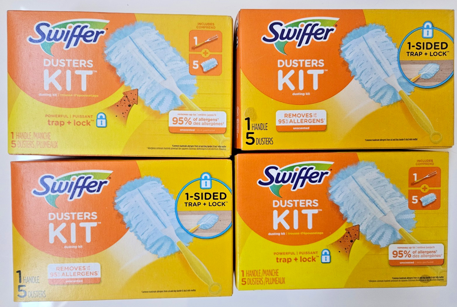 Swiffer Dusters Starter Kit Kit Includes 1 Handle and 5 Dusters 4 Pack