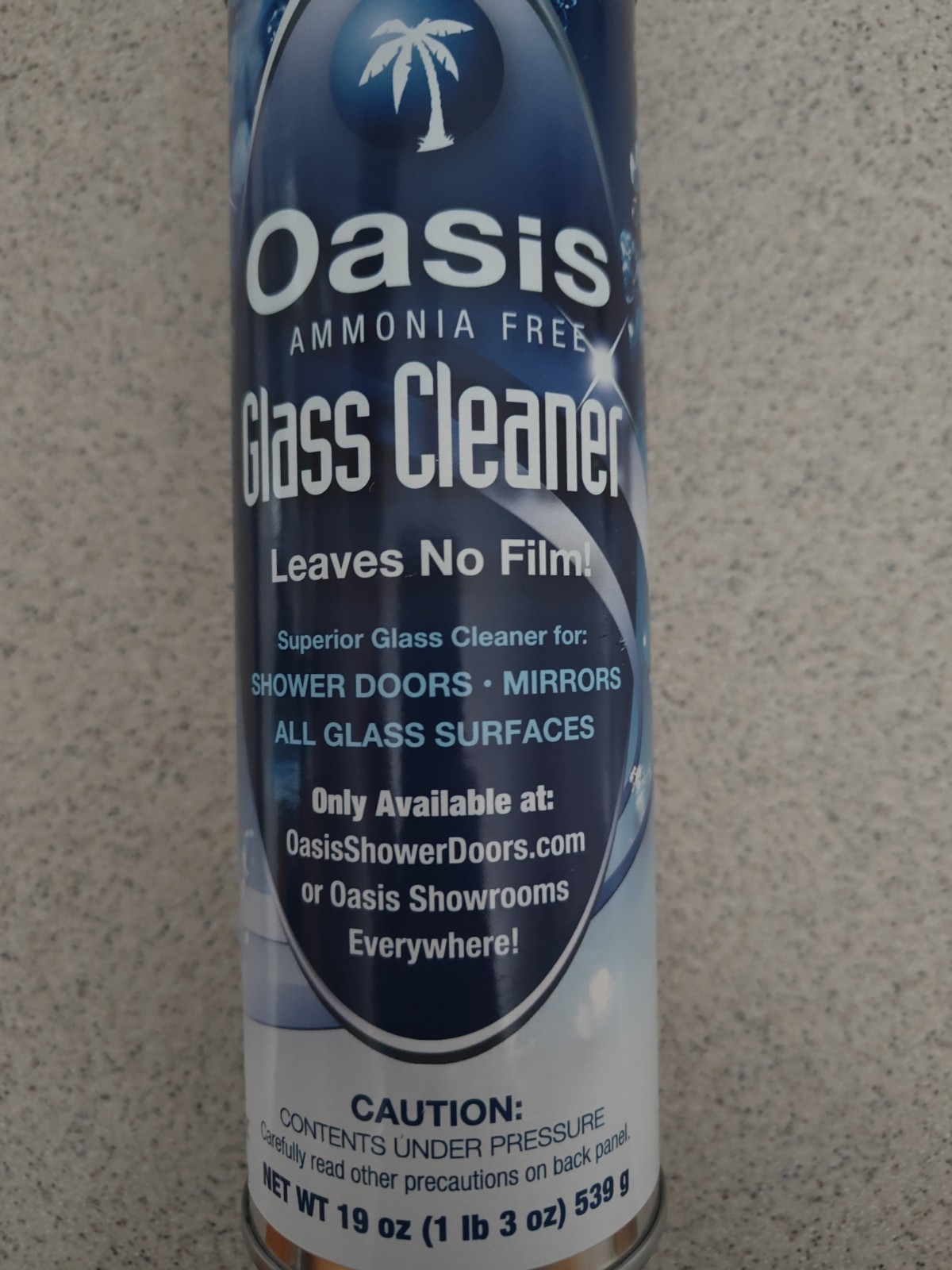 Oasis Shower Doors Glass Cleaner Streak-free Squeegee Included With Extra Blade