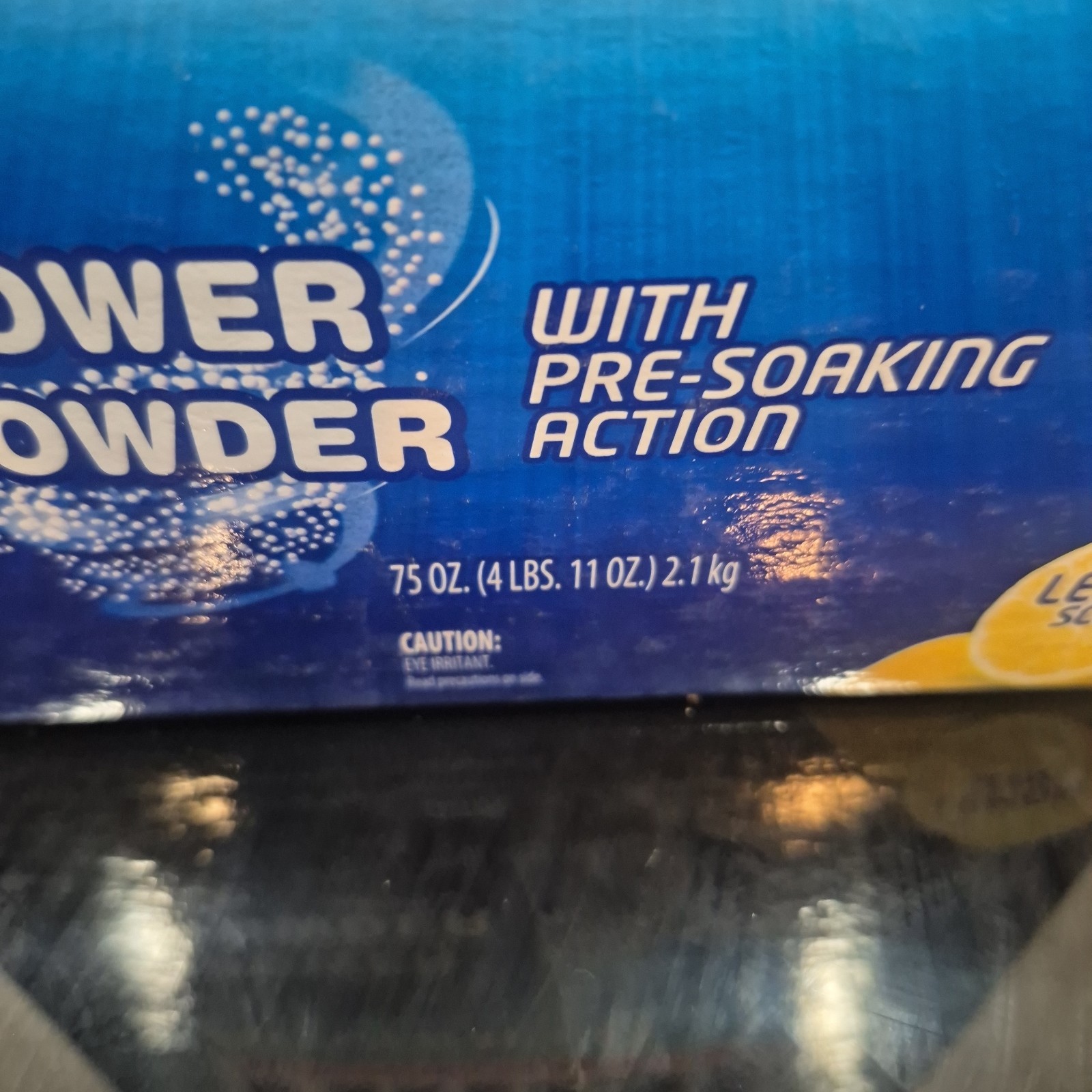 Finish Powder Dishwasher Advanced Detergent, Lemon Fresh Scent, 75 Oz