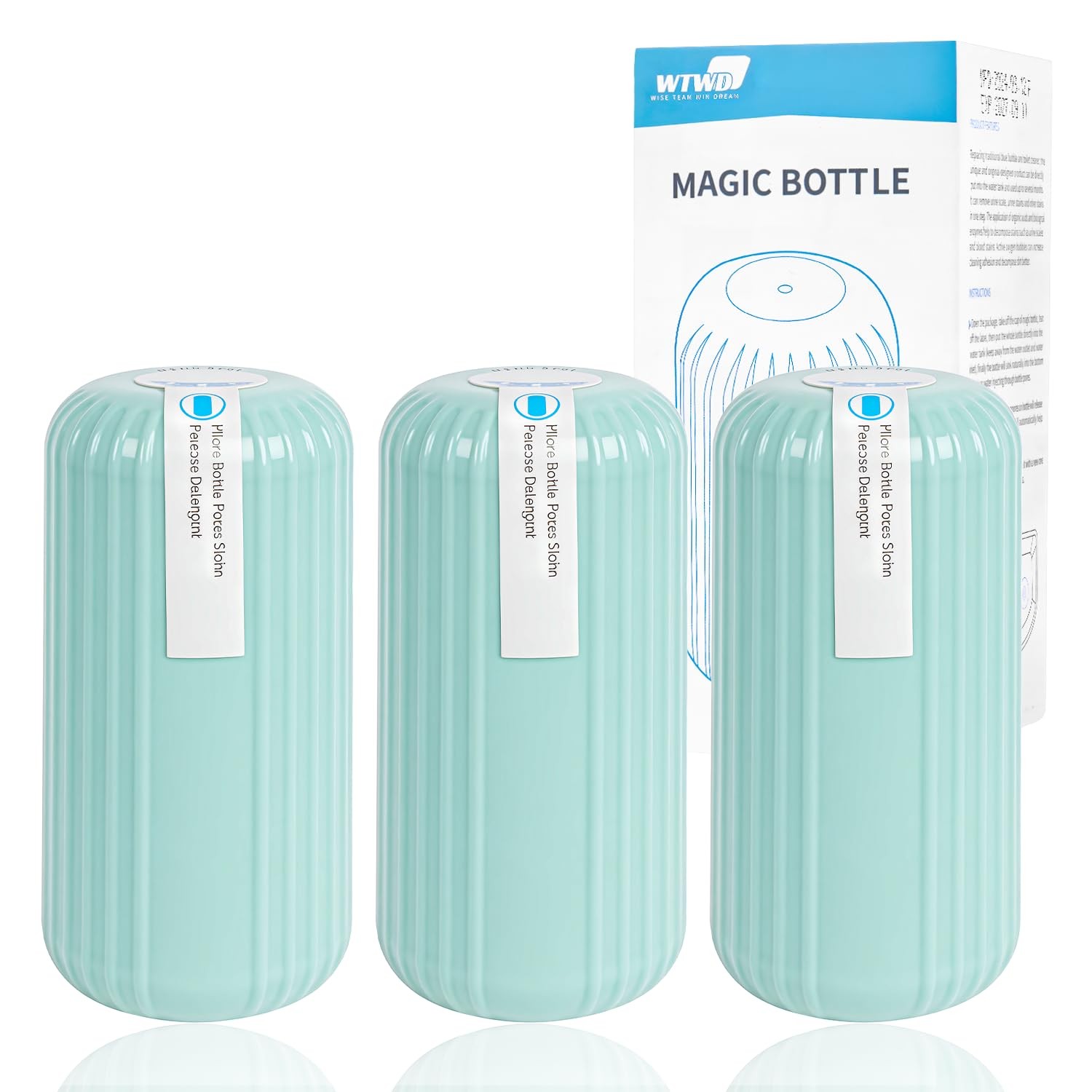​3Pcs WTWD Automatic Toilet Cleaner – Prevents Hard Water Stains, Reduce Scru…