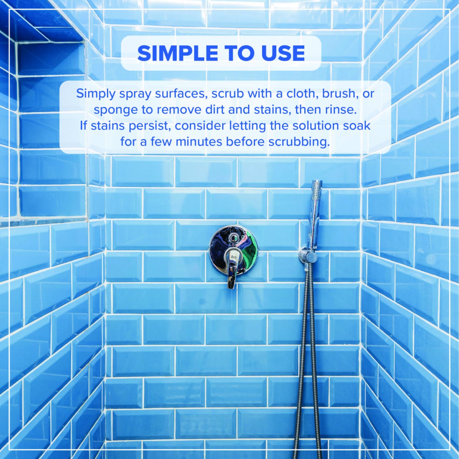 Fiberglass Shower Cleaner – 32 oz Fiberglass Cleaner for Bathtubs, Showers, T…