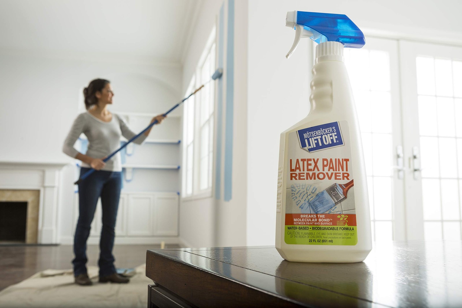 Latex Paint Remover Spray – Biodegradable, Water-Based, Multi-Surface, 22 oz