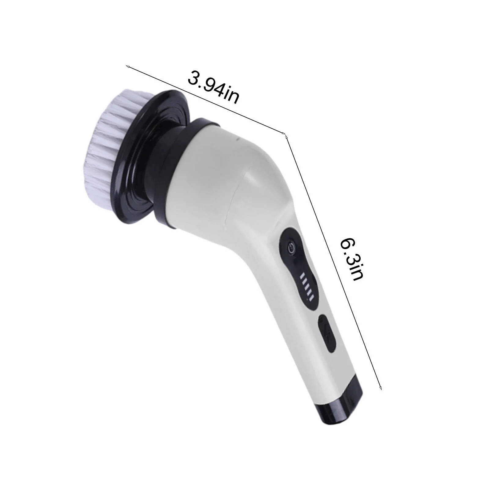 Electric Spin Scrubber, Cordless Bath Tub Power Scrubber with Long Handle & 6 Re