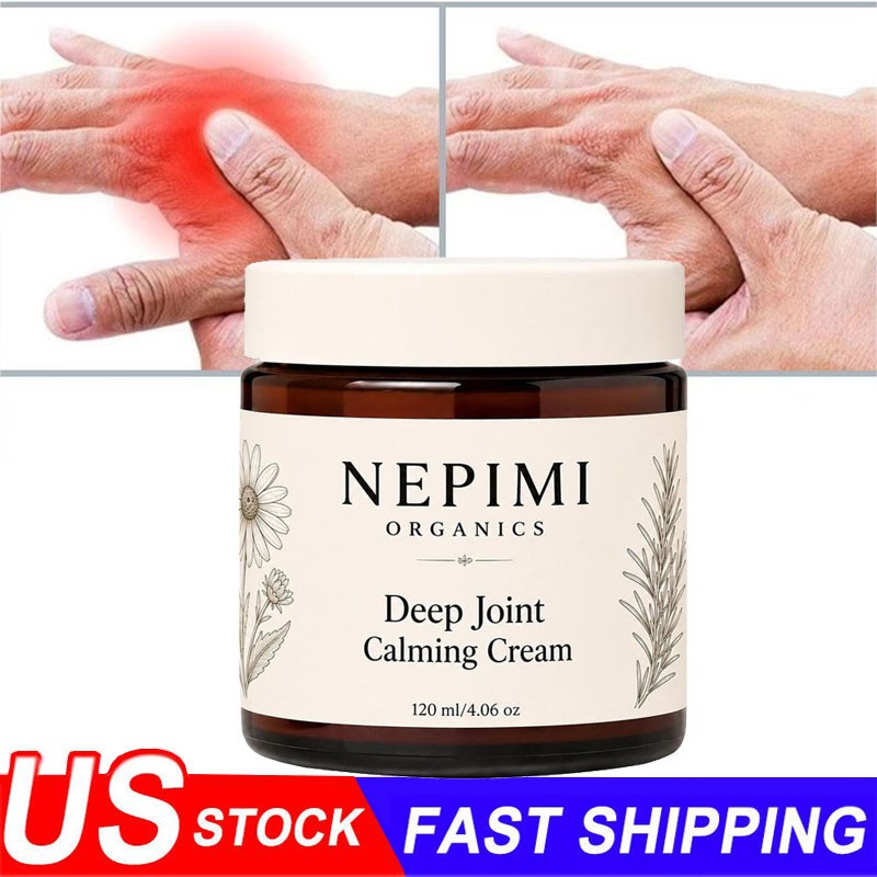 Nepimi Deep Joint Calming Cream, Moisturizing Massage Topical Body Cream 120ml