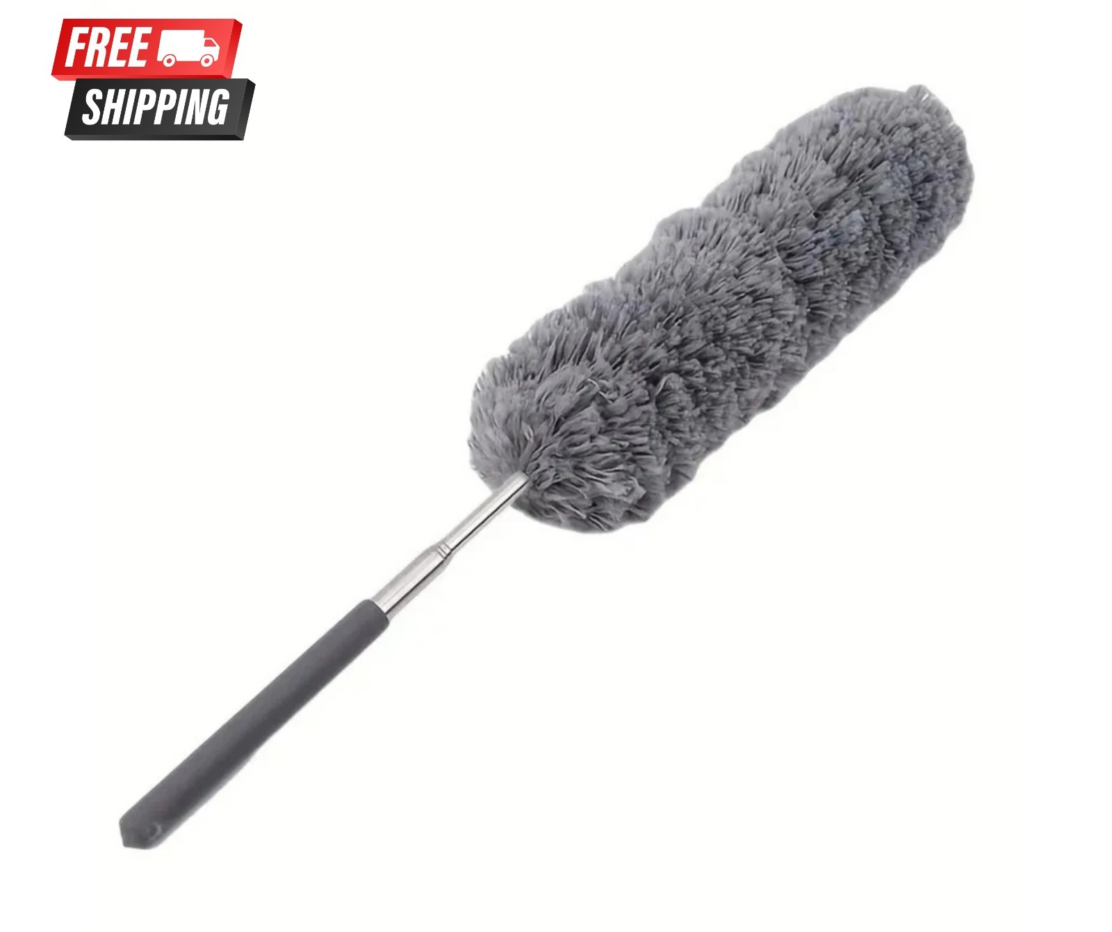 Microfiber Duster Soft Feather Dusting Brush Household Extendable Cleaning Tool