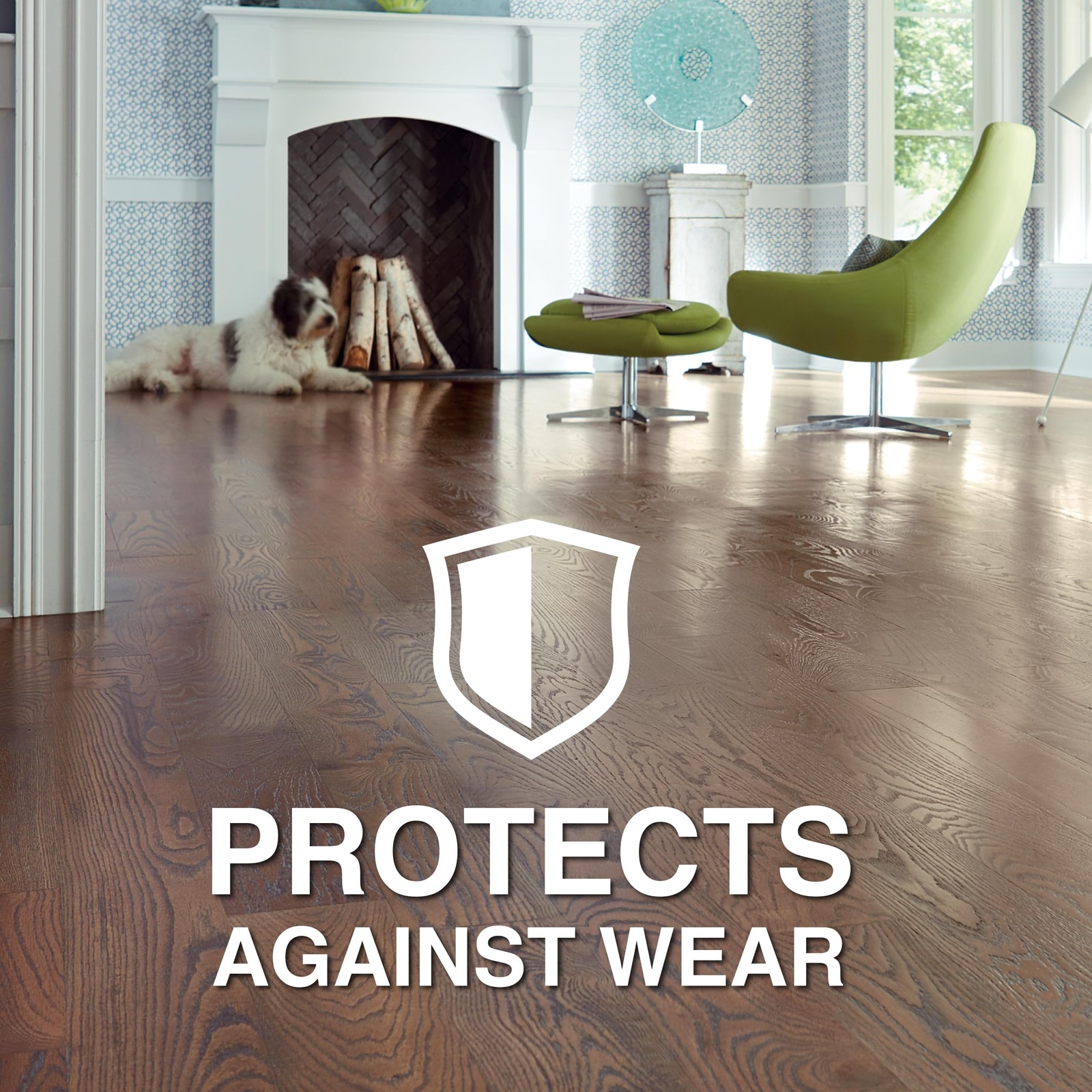Bona Hardwood Floor Polish – 32 fl oz – High 32 Fl Oz (Pack of 1), Clear