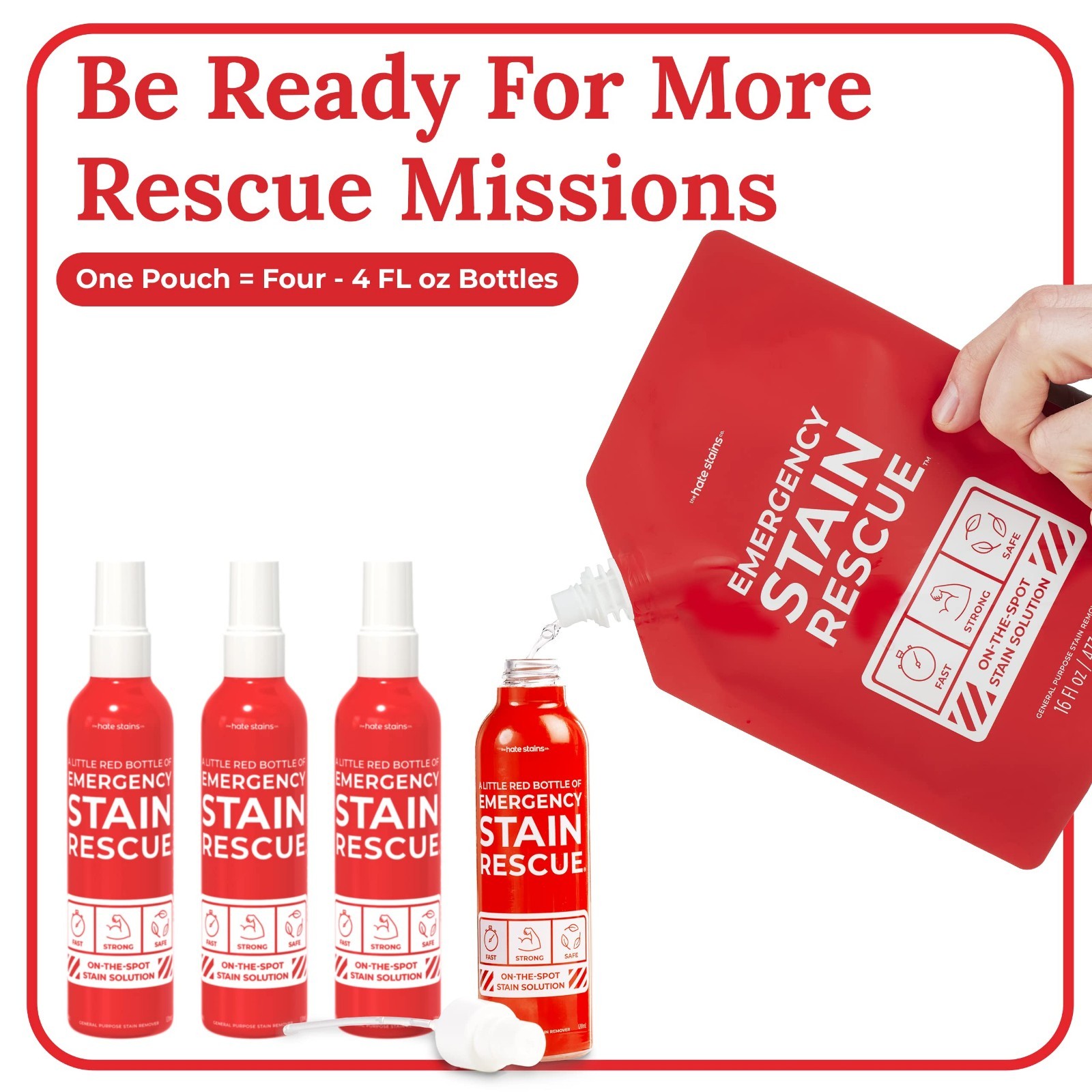 Stain Remover Spray for Carpet – Emergency Wine & Coffee Stain Cleaner 16oz