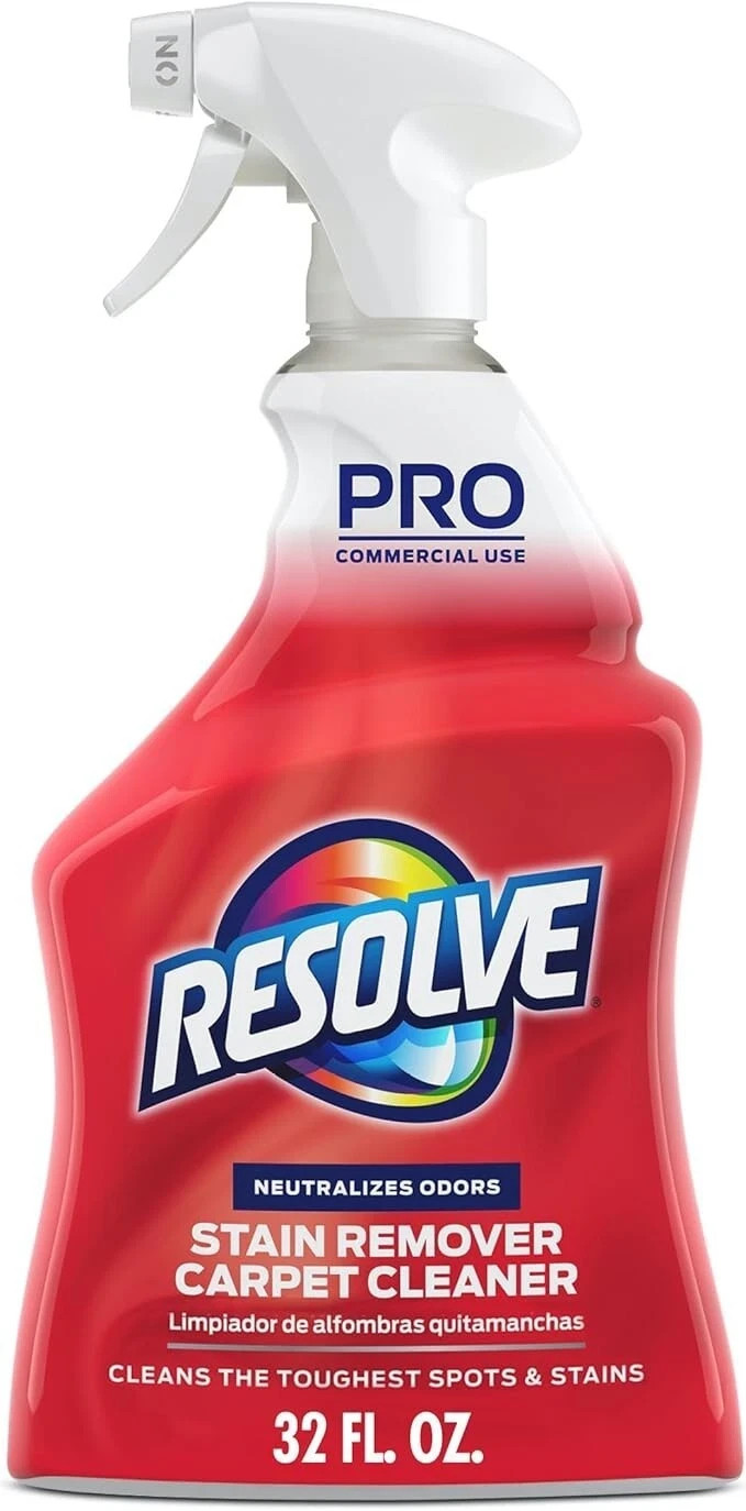 Resolve Professional Strength Spot & Stain Carpet Cleaner, Red, 32 Fl Oz 1 Pack