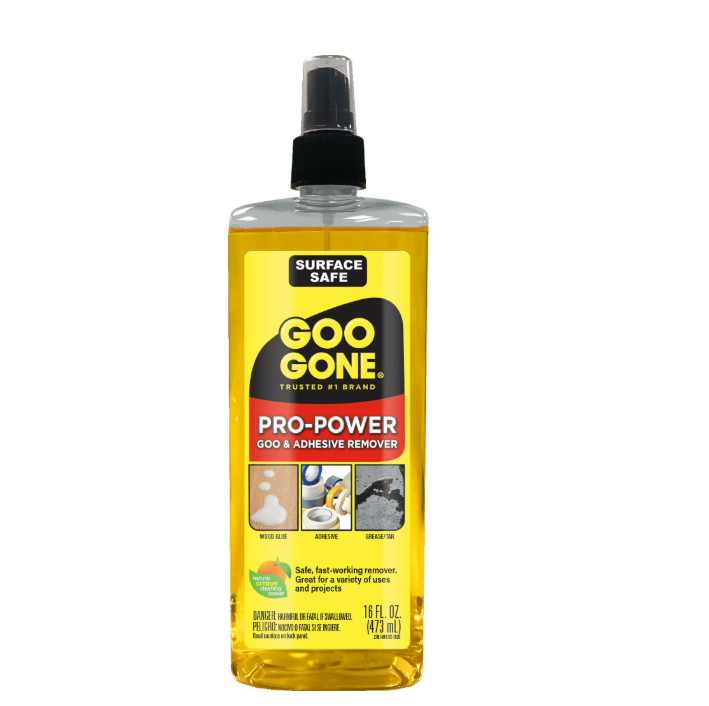 3 PACK Goo Gone Pro-Power Goo & Adhesive Remover Pump Spray, 16 Oz