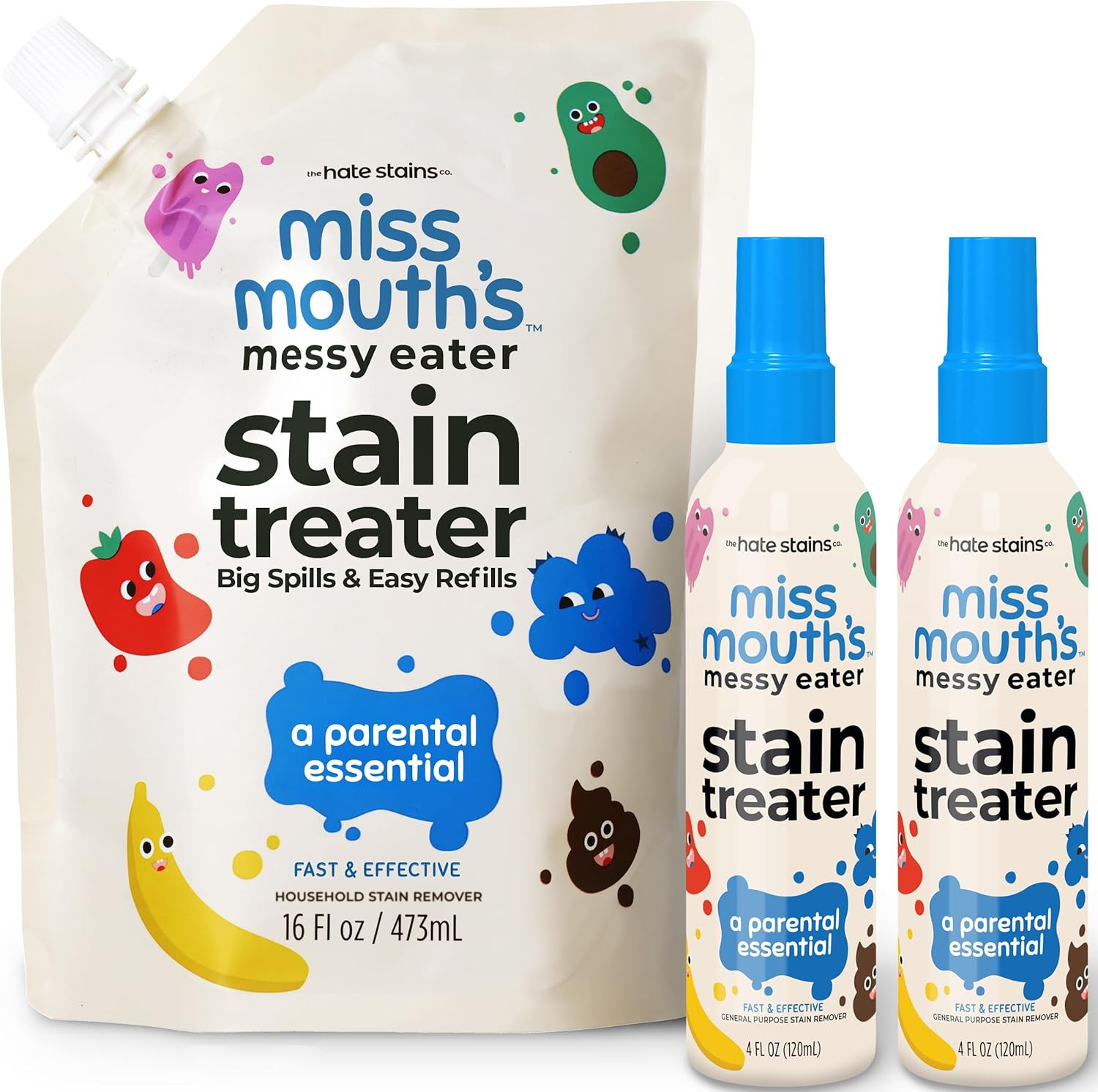 Messy Eater Stain Treater Spray – 4Oz Stain Remover – Newborn & Baby Essentials