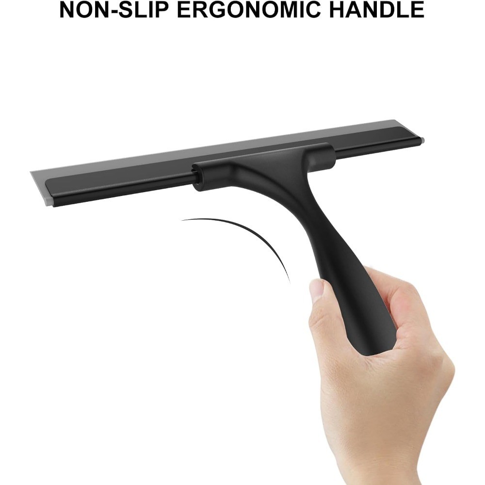 Stainless Steel Shower Squeegee for Glass Doors and Windows Tile Walls Mirror