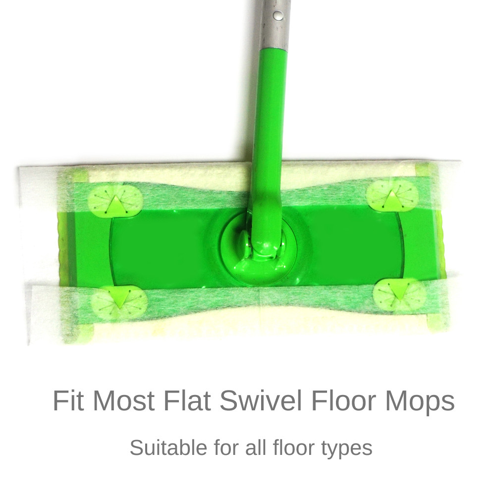 Floor Wipe Dry Refill 20x29cm f/ All Floor Types Cleans Dust Hair Allergen 35PCS