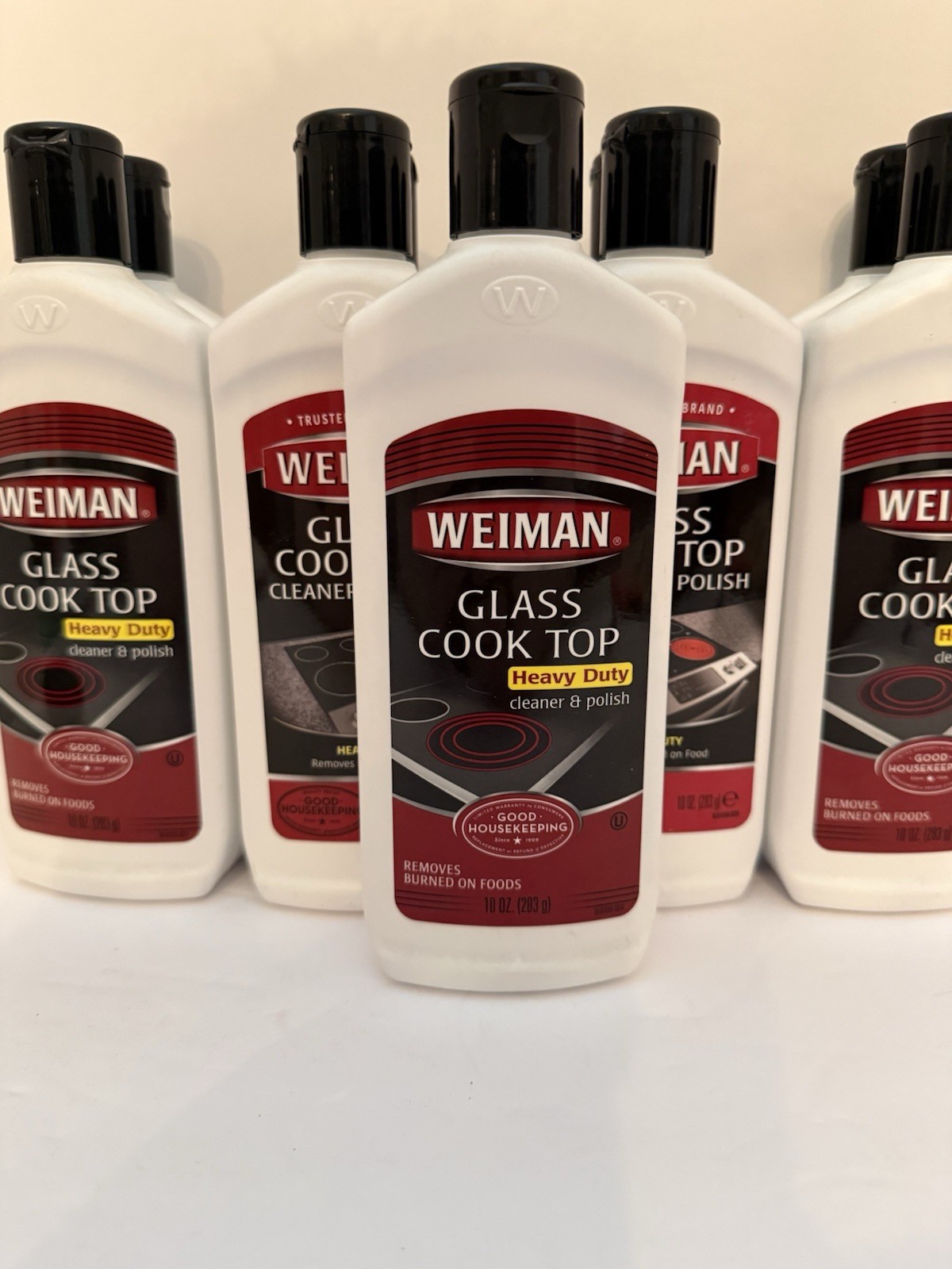 9 New WEIMAN 20oz. Squeeze Bottle Glass Cook Top Cleaner and Polish Heavy Duty