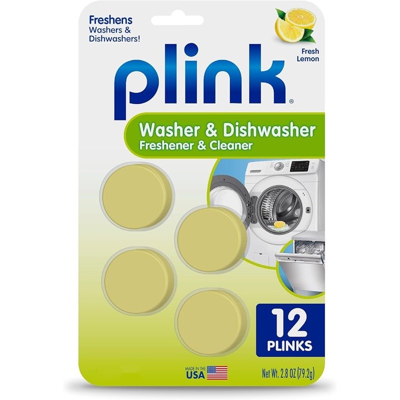 Washing Machine Dishwasher Cleaner Tablets Odor Remover Lemon Scent USA