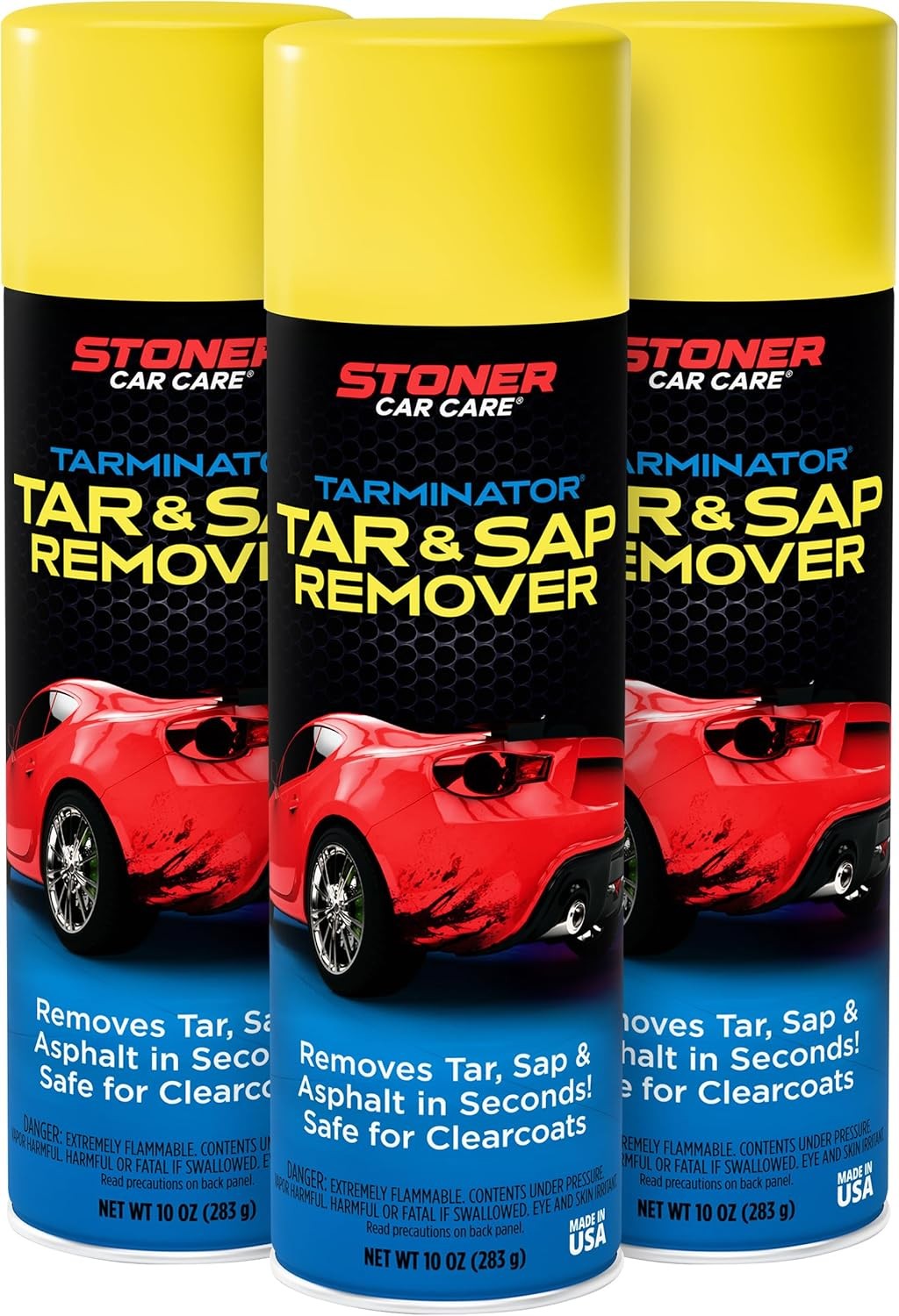 Stoner Car Care 91154-3PK Tarminator Tar, Sap, and Asphalt Remover – Fast Acting