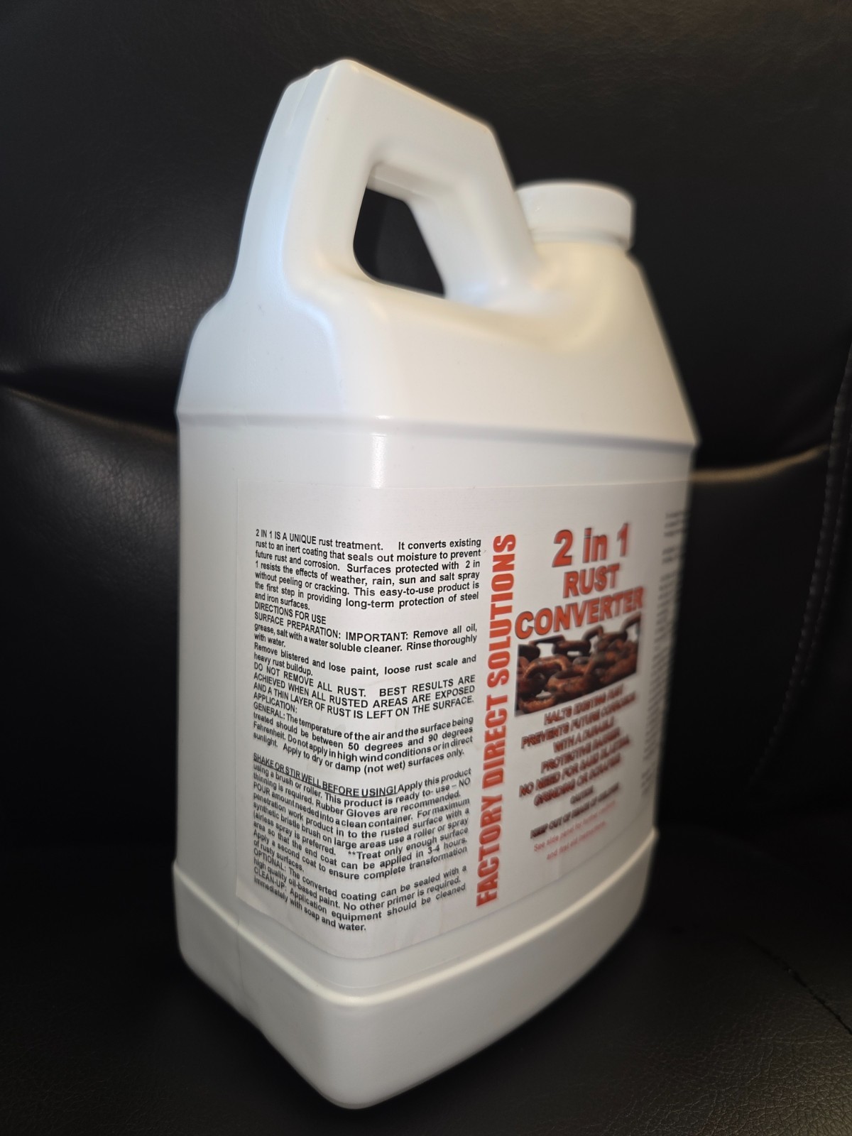 2 in 1 RUST CONVERTER Converter/Primer/Protector 64 oz Factory Direct!