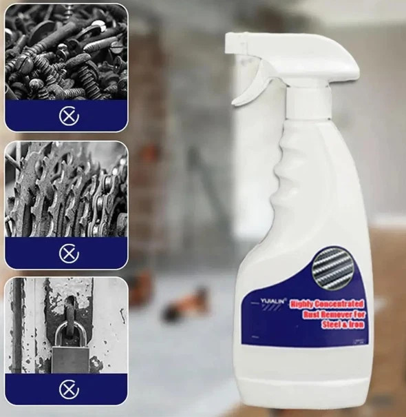 New Heavy Duty Rust Removal for Metal,Multipurpose Rust Remover Spray,Stainless