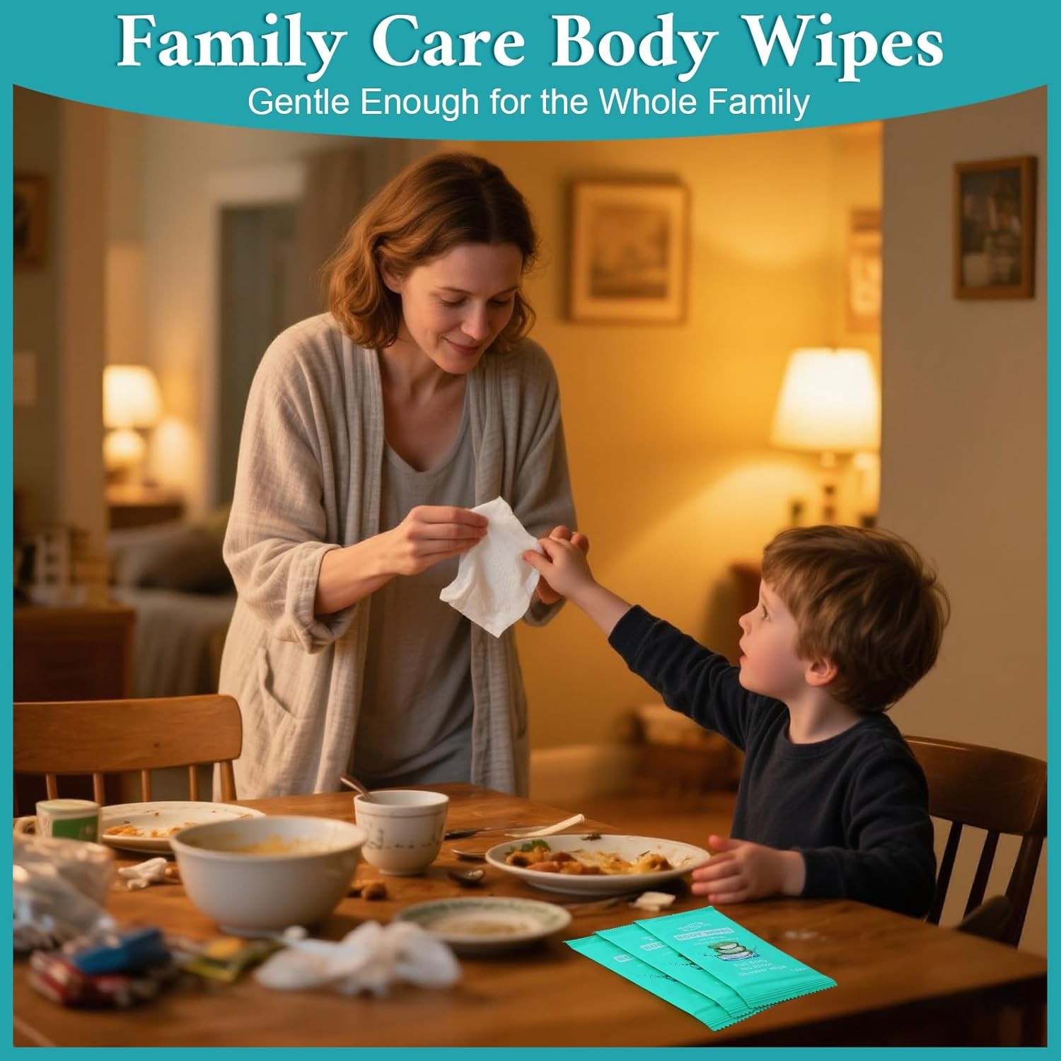 600 Pack Body Wipes Individually Wrapped(8″ x 9.5″), Shower Wipe for Adults Ba