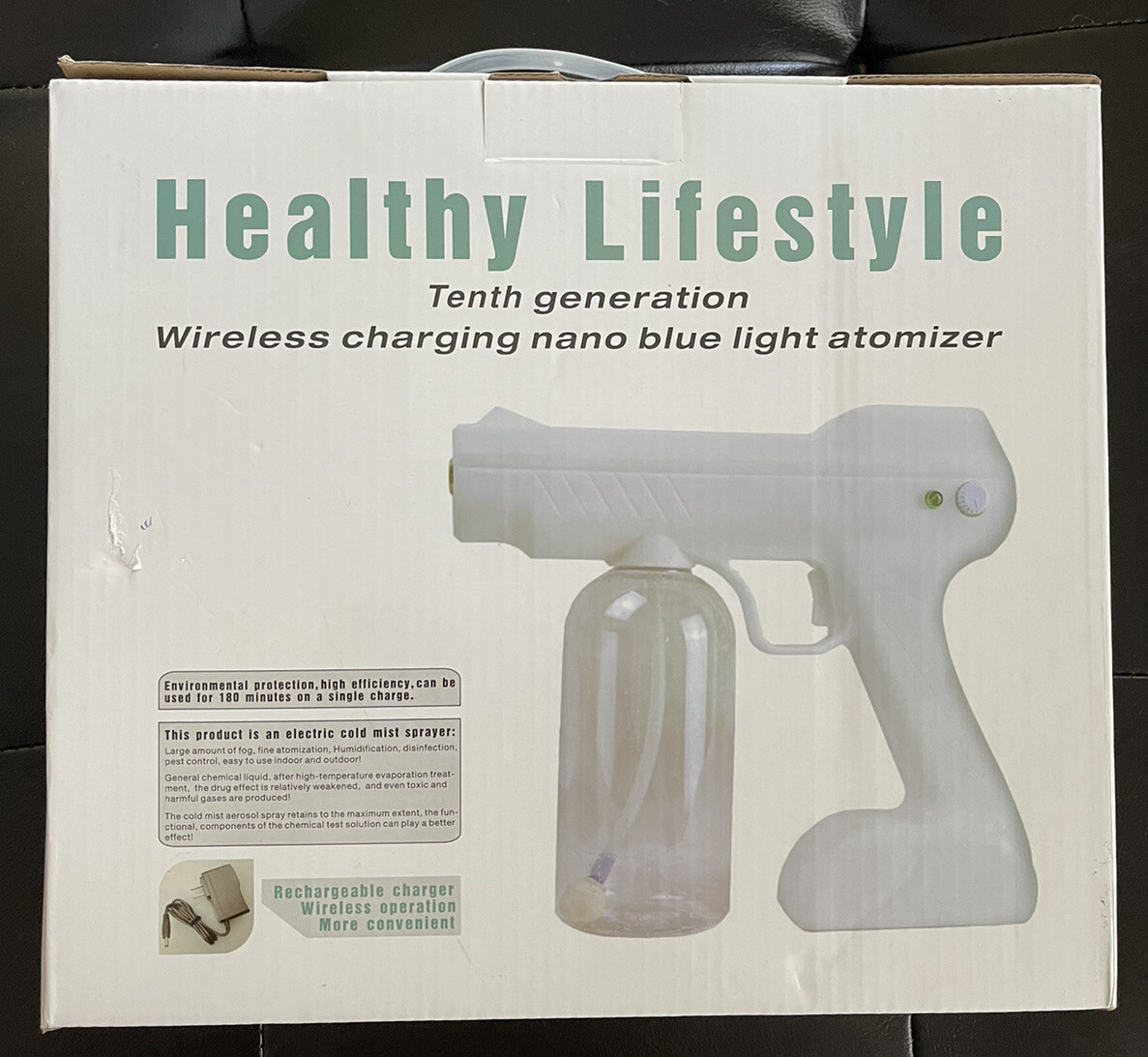 Healthy Lifestyle New Generation Wireless Charging Nano Blue Light Atomizer NEW
