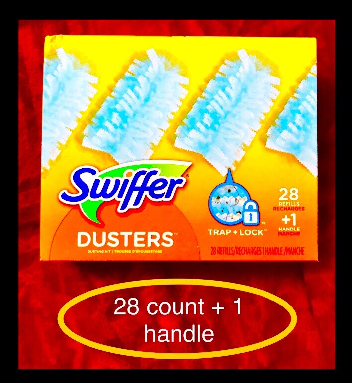 Swiffer Dusters Dusting Kit 28 Count Refills for All Swiffer Dusters + 1 Handle
