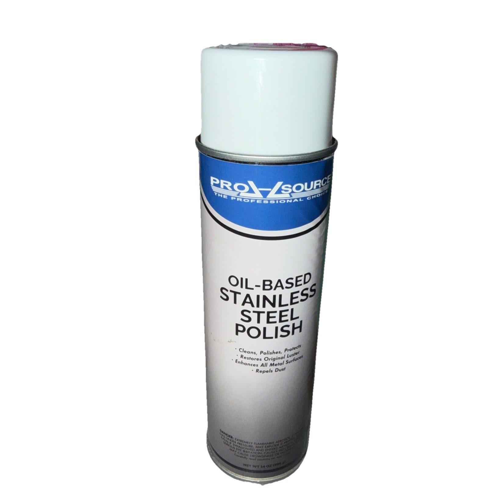 PRO-SOURCE PS496635 Aerosol Oil-based Stainless Steel Polish 20oz, New