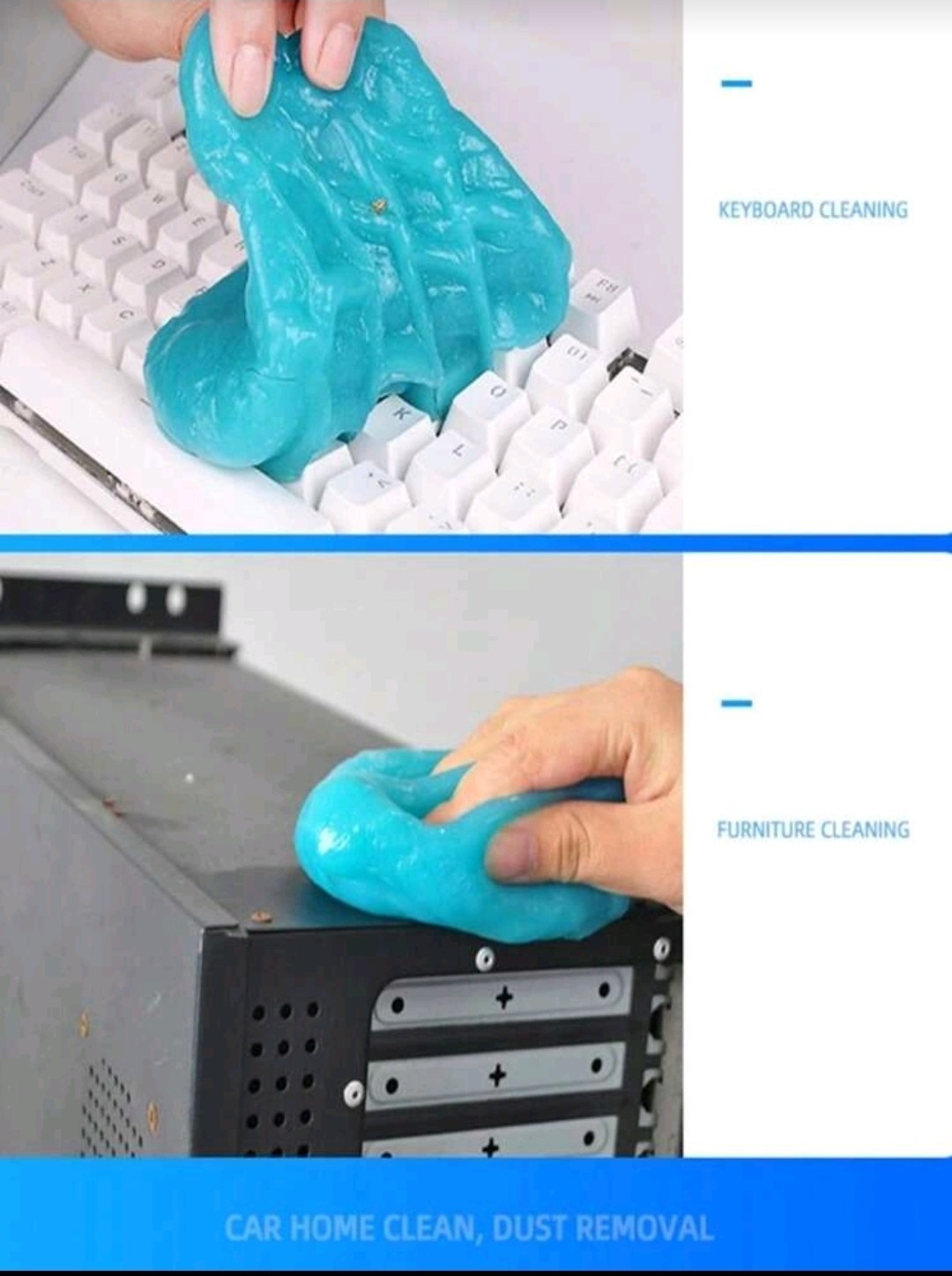 Car Cleaning Gel Magic Dust Remover Glue Remover And Keyboard Auto Cleaning.