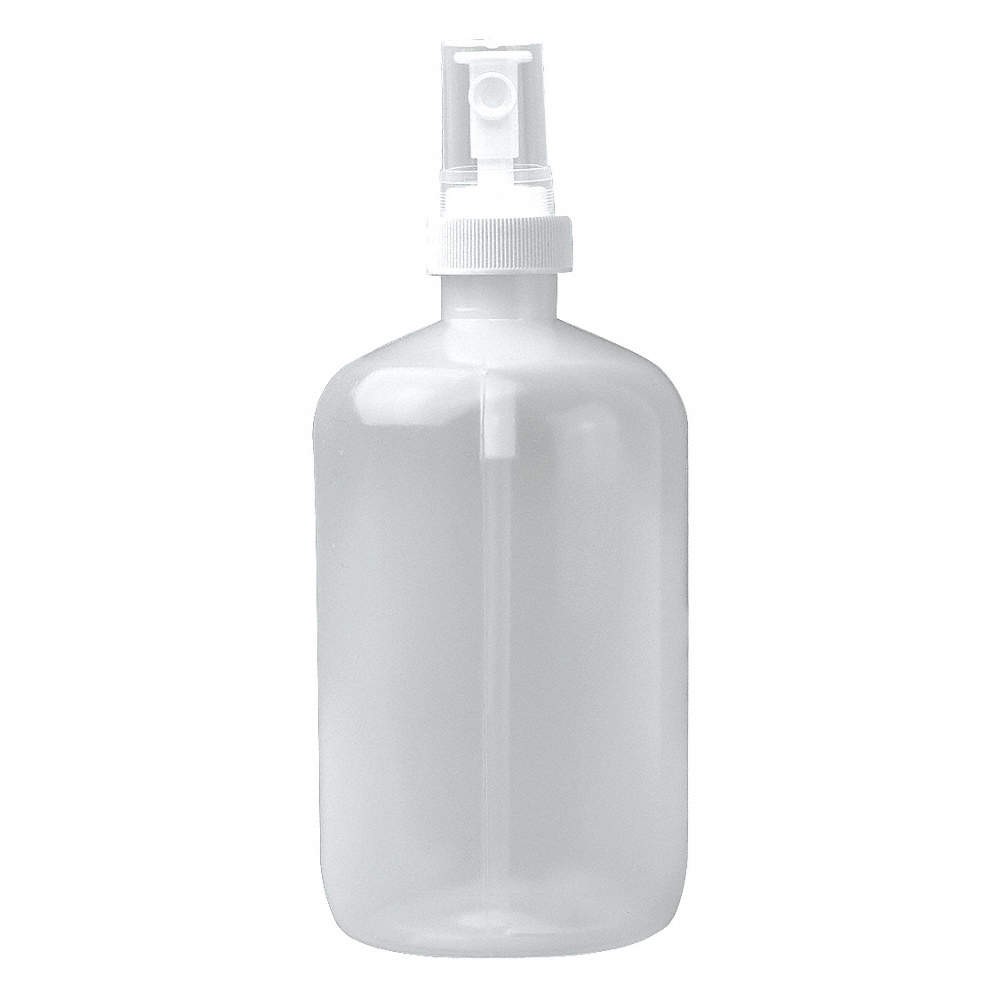 SP SCIENCEWARE F11634-0000 Spray Bottle,16 oz,Mist,Clear,PK12 21TT19