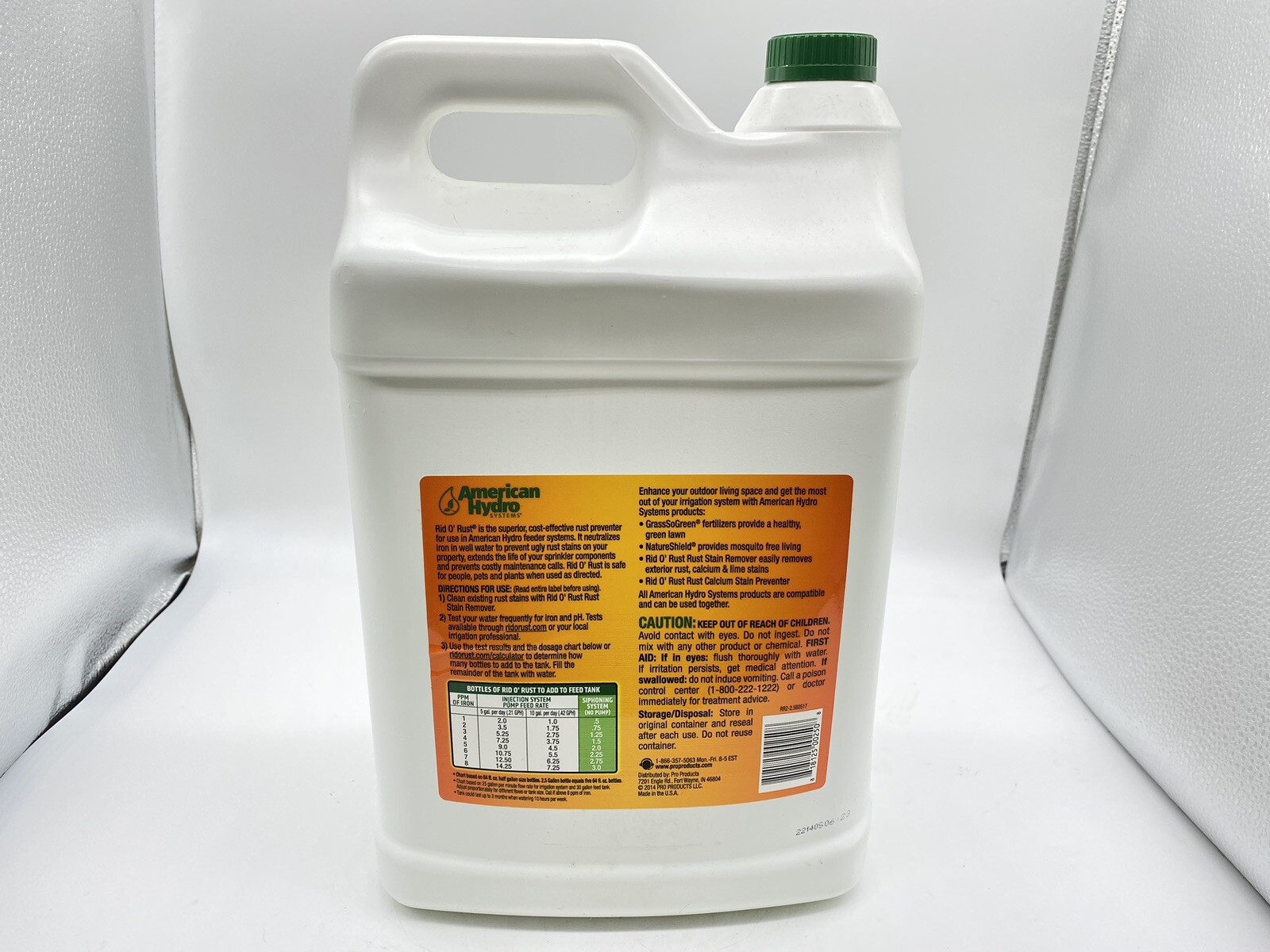 American Hydro Systems RR2 Rid O’ Rust Extreme Water 2X Conce -LOCAL PICKUP ONLY