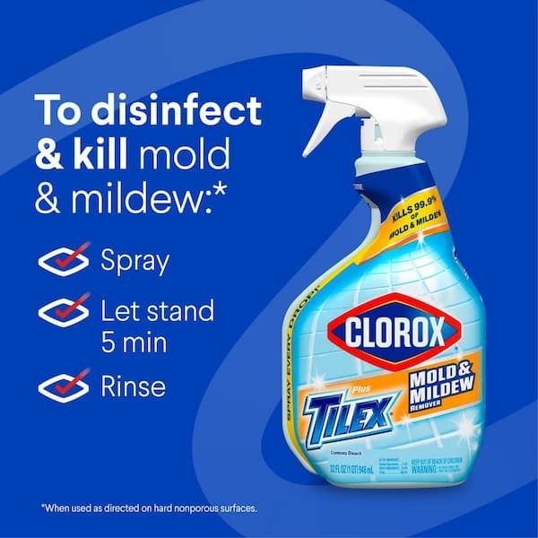 Clorox Plus Tilex 32 oz. Mold, Mildew and Stain Cleaner with Bleach (PK 1/3/9)