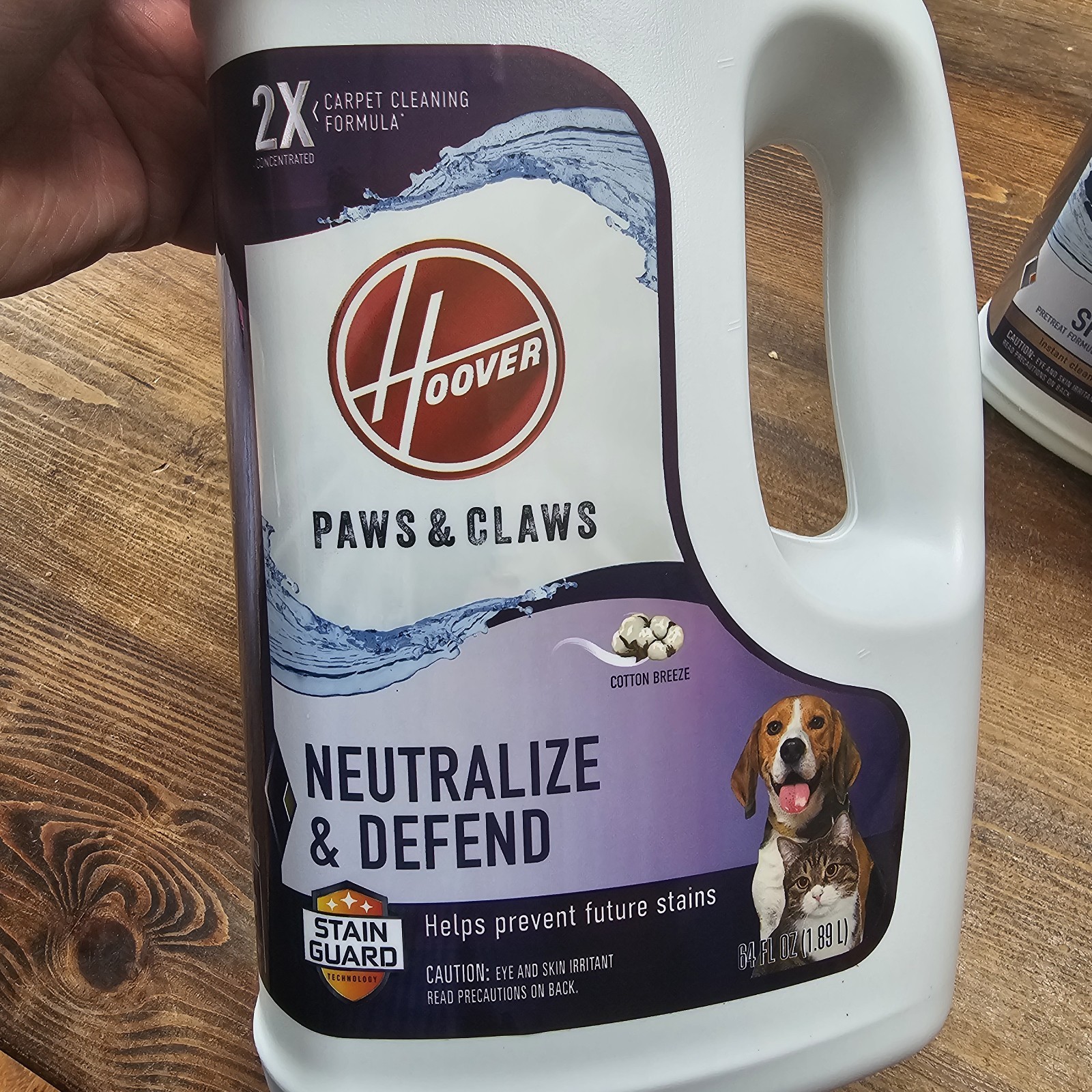 Hoover Paws & Claws 64 Oz Spot Chaser With Oxy 32 Oz & 6 Oz New Stain Guard