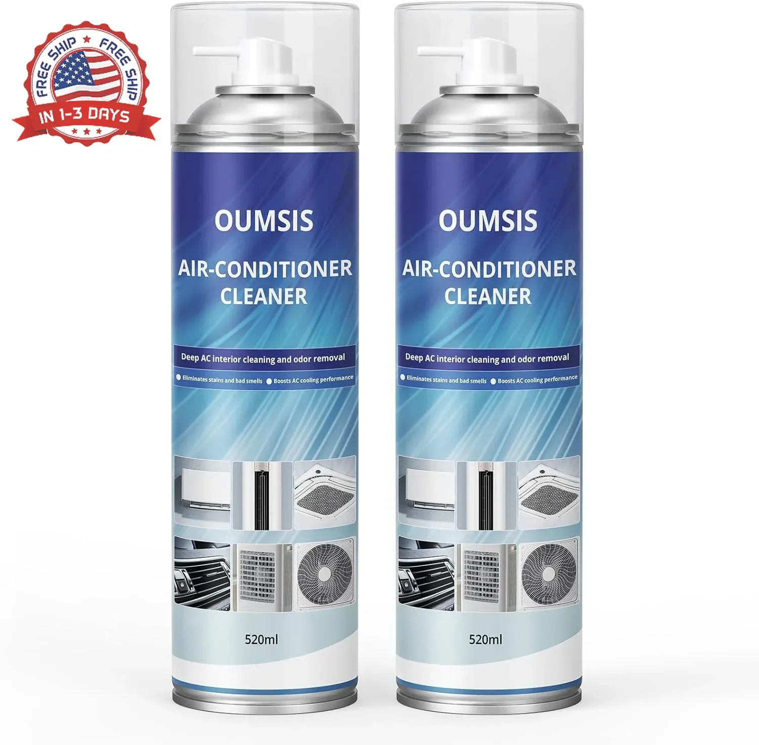 Air Conditioner Cleaner, Professional Cleaner Foam Spray, Foaming Coil Cleaners
